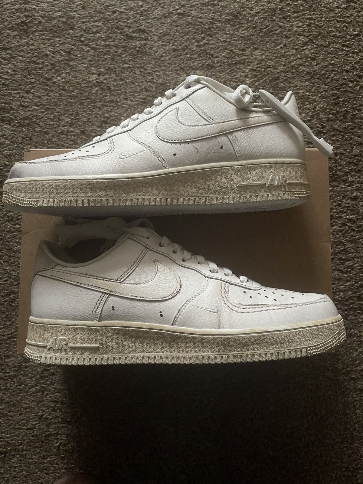 Nike *New* Nike Air Force 1 Dirty Triple White Size US 14 / EU 47 - 1 Thumbnail