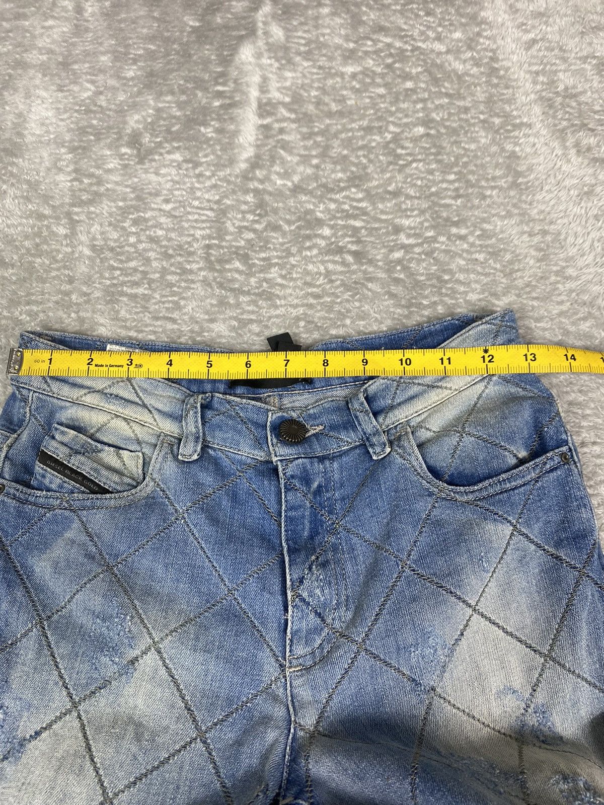 Diesel Diesel Black Gold Flared Distressed Jeans. S0122 Size 26" / US 2 / IT 38 - 17 Thumbnail