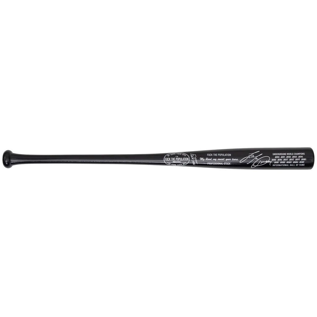 Fuck The Population FTP - Engraved Logo Wood Bat Size ONE SIZE - 2 Thumbnail