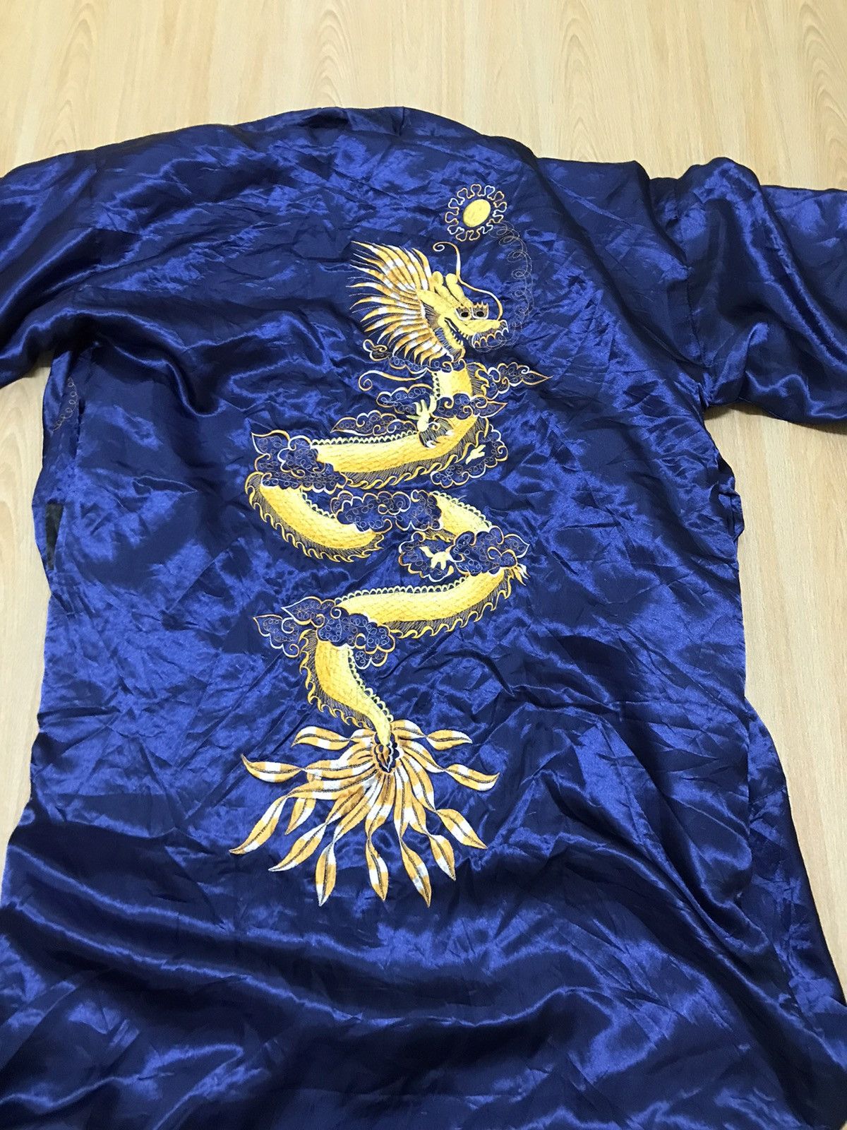 Japanese Brand Vintage Pyajamas Silk Reversible Dragon Size US M / EU 48-50 / 2 - 3 Thumbnail