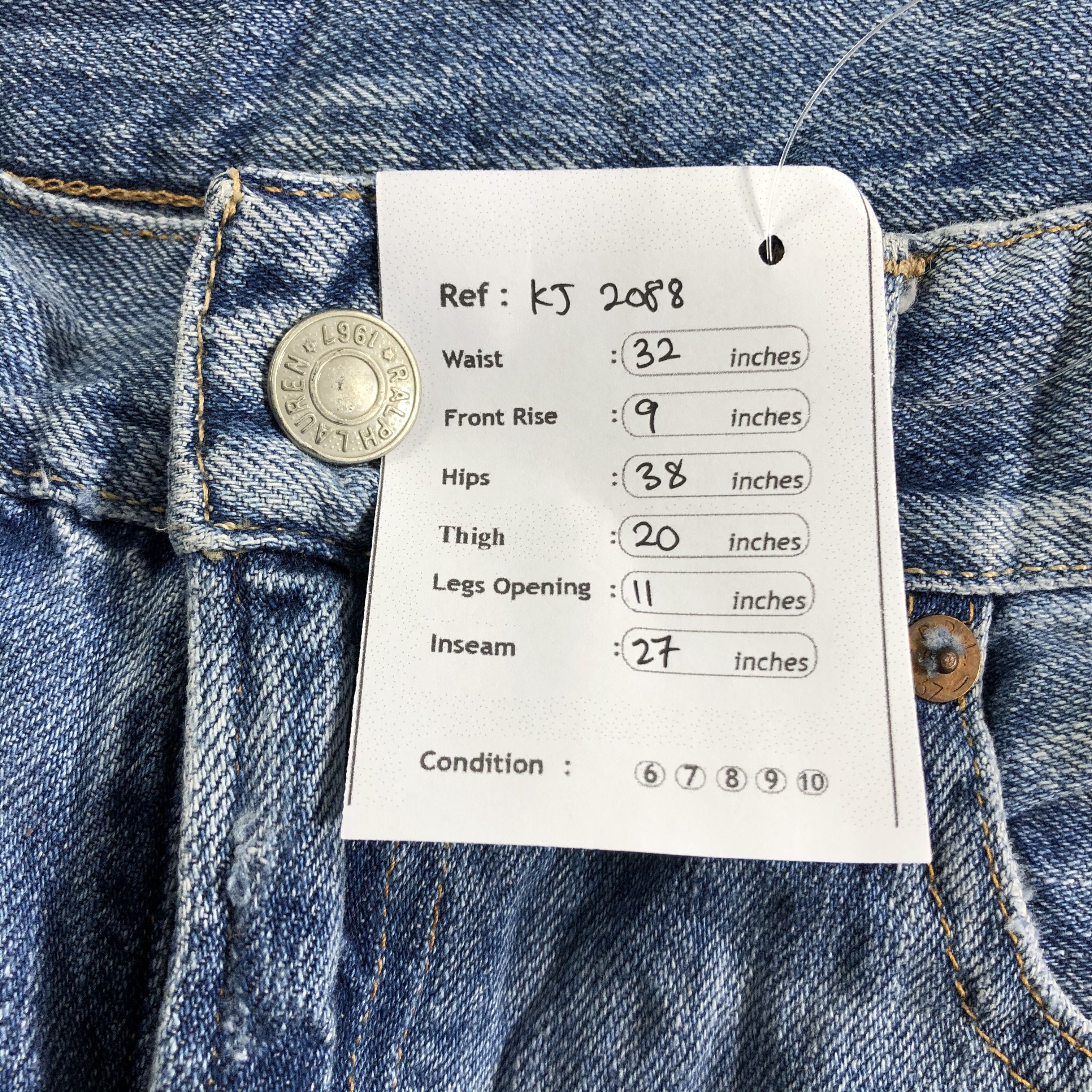 Polo Ralph Lauren Polo Ralph Lauren Jeans Distressed Denim KJ2088 Size US 32 / EU 48 - 13 Thumbnail