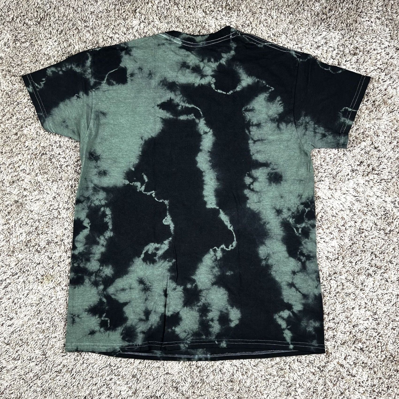 Vintage TLC Crazy Sexy Cool Green Tie Dye Graphic T-Shirt Size US M / EU 48-50 / 2 - 3 Thumbnail