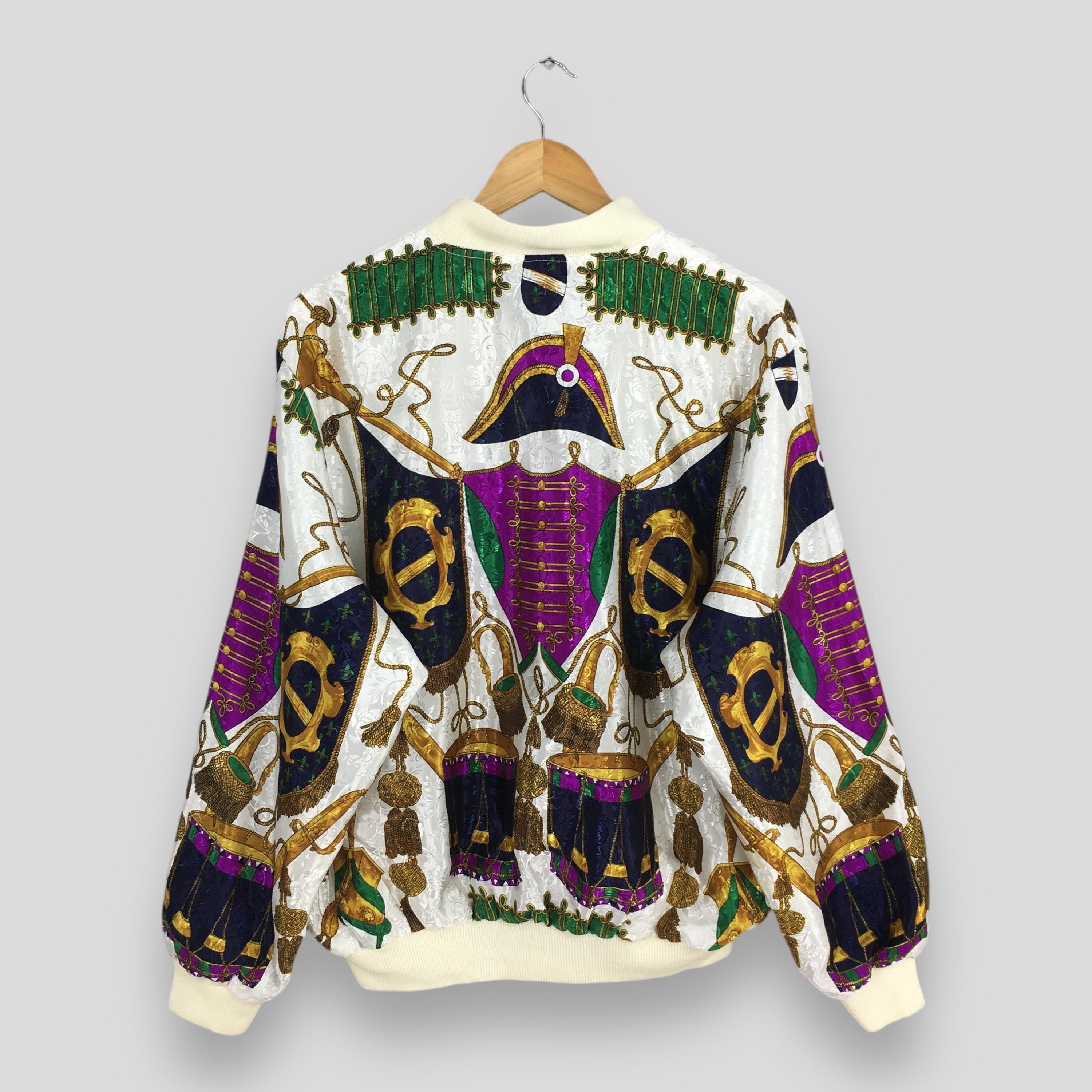 Other Vintage 90's Royalty Baroque Luxury Varsity Jacket XLarge Size US XL / EU 56 / 4 - 7 Thumbnail