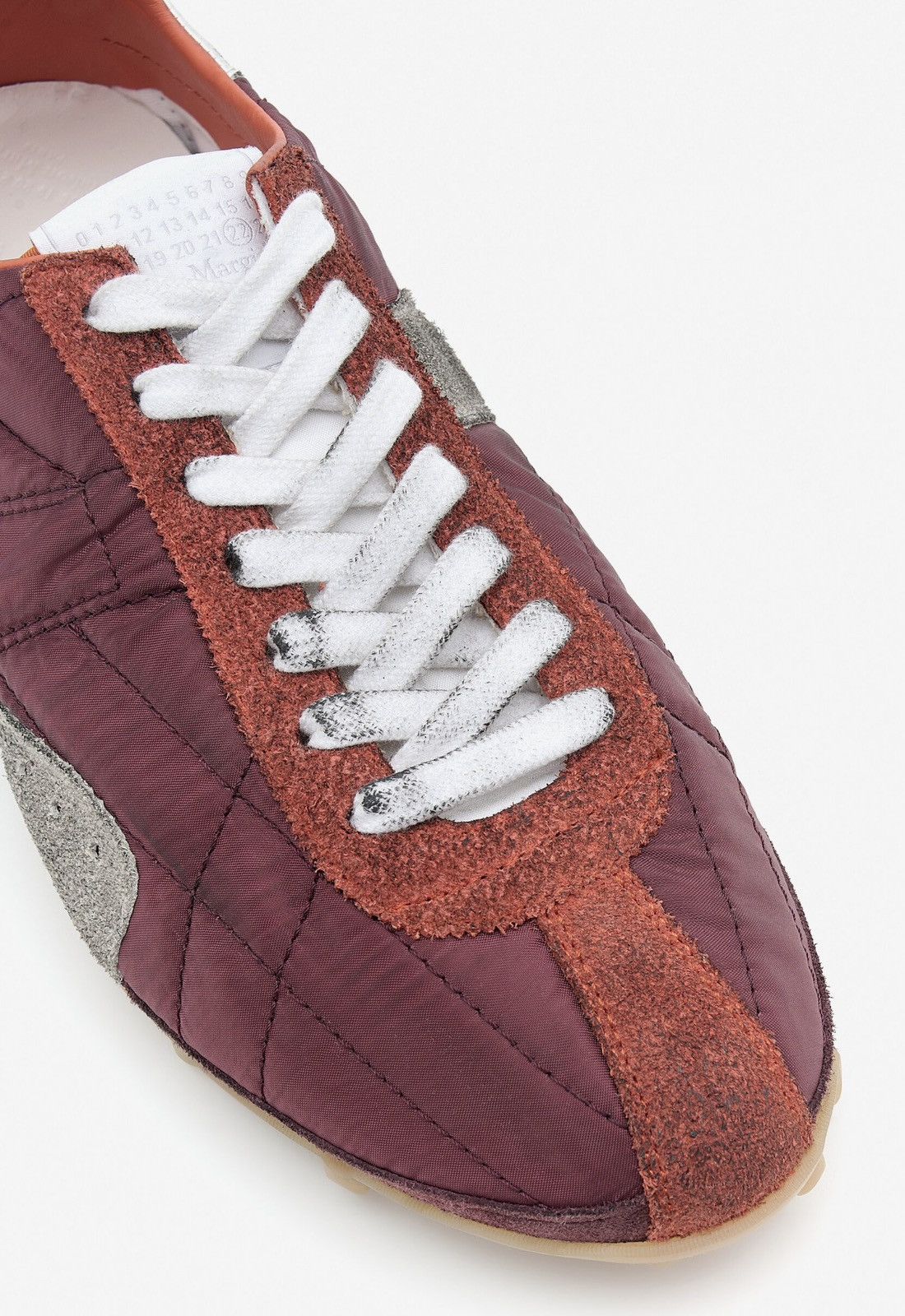 Maison Margiela Maison Margiela Sprinters Low Red Sneakers Size US 8 / IT 38 - 4 Thumbnail