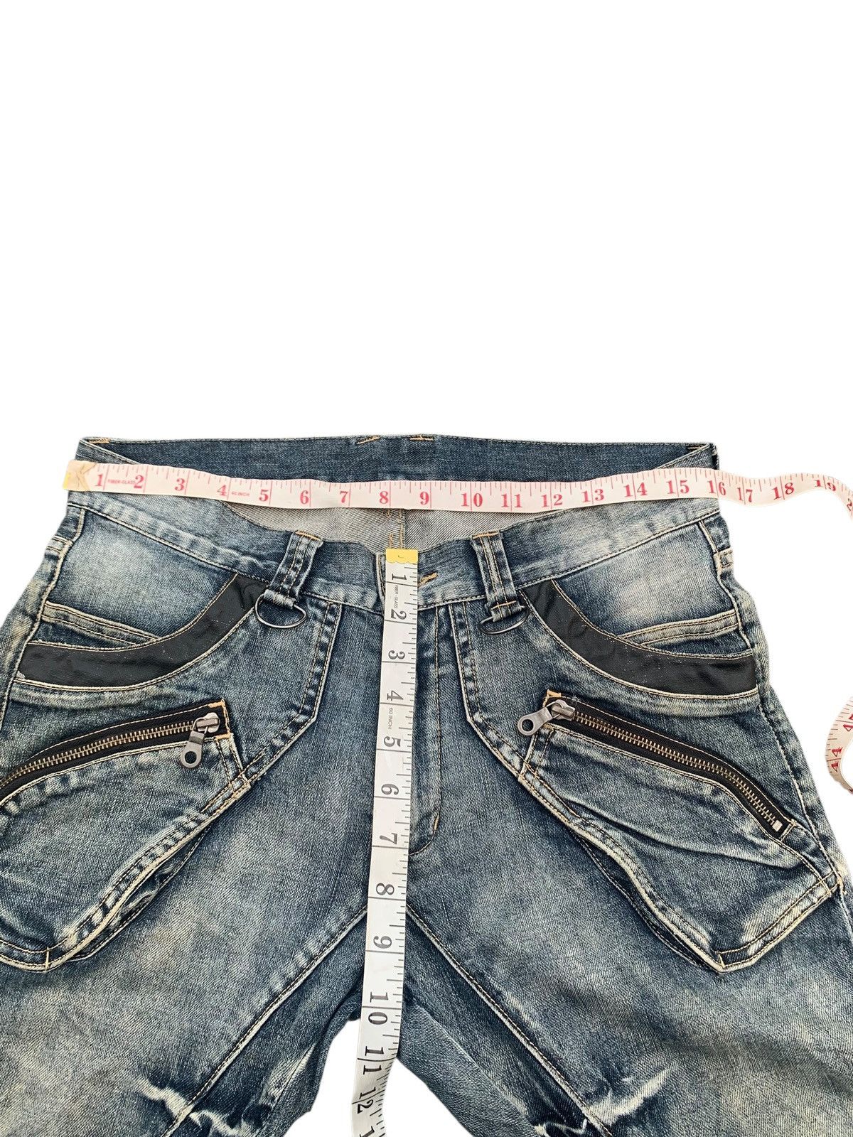 PPFM RARE💥PPFM BANANA CURVE CUT JAPANESE PUNK RUSTY DENIM Size US 32 / EU 48 - 21 Thumbnail