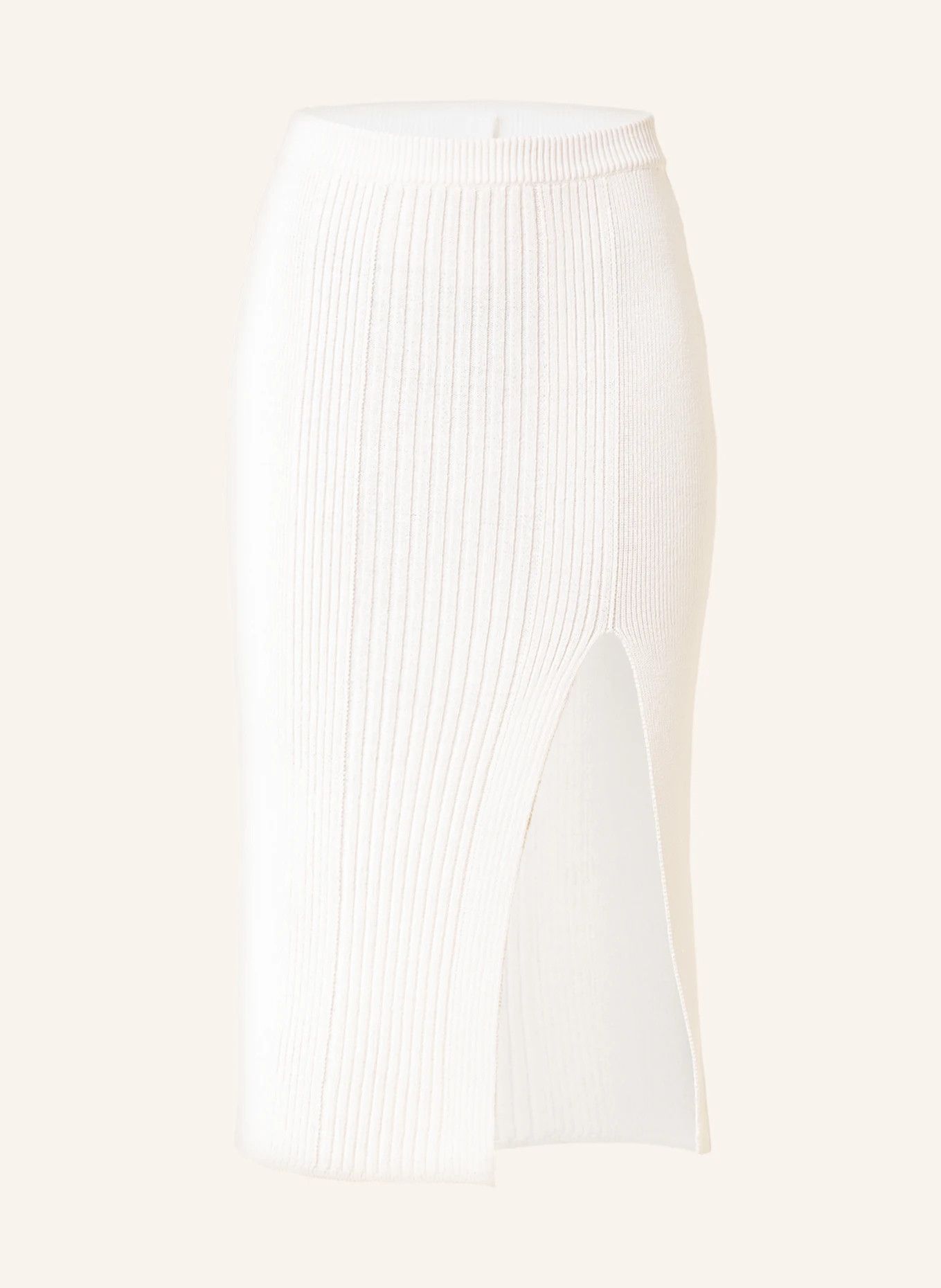 Balmain o1y0625 Midi Skirt in White Size 32" / US 10 / IT 46 - 1 Thumbnail