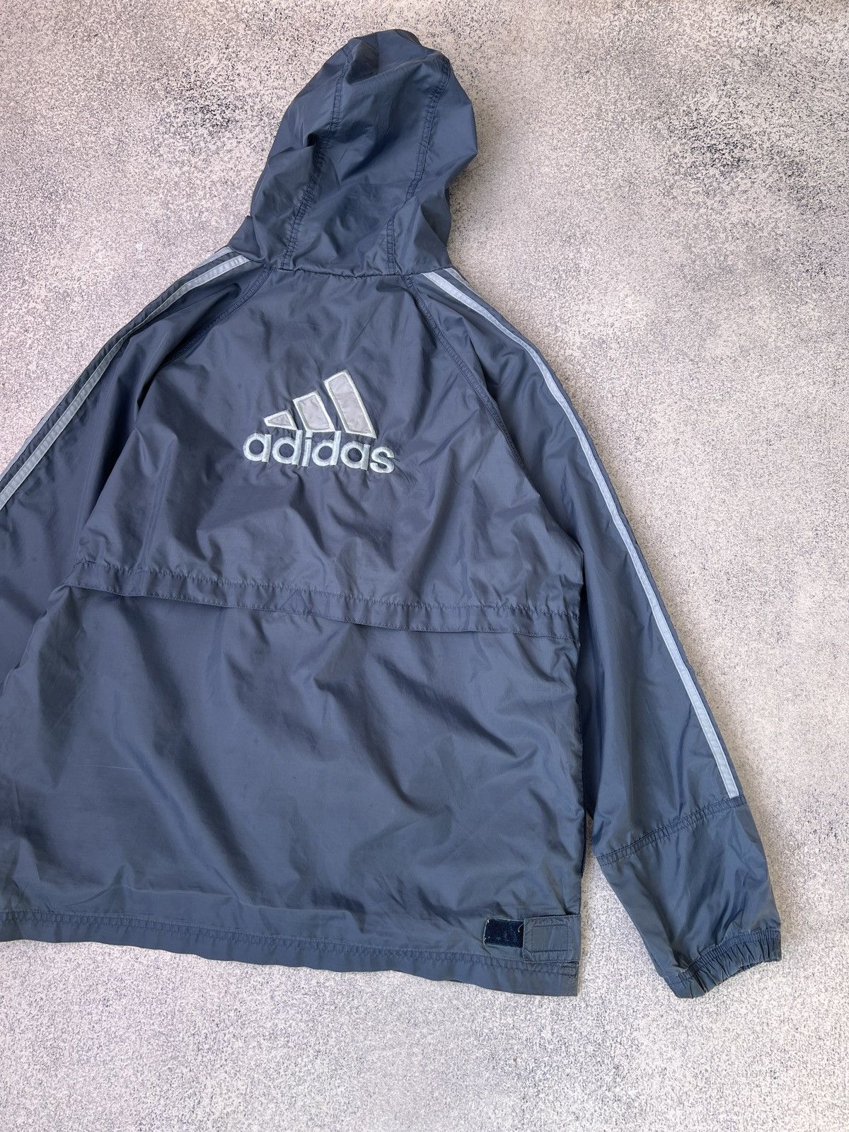Adidas × Vintage Vintage Adidas Streetwear 90s style blue jacket Size US M / EU 48-50 / 2 - 12 Thumbnail