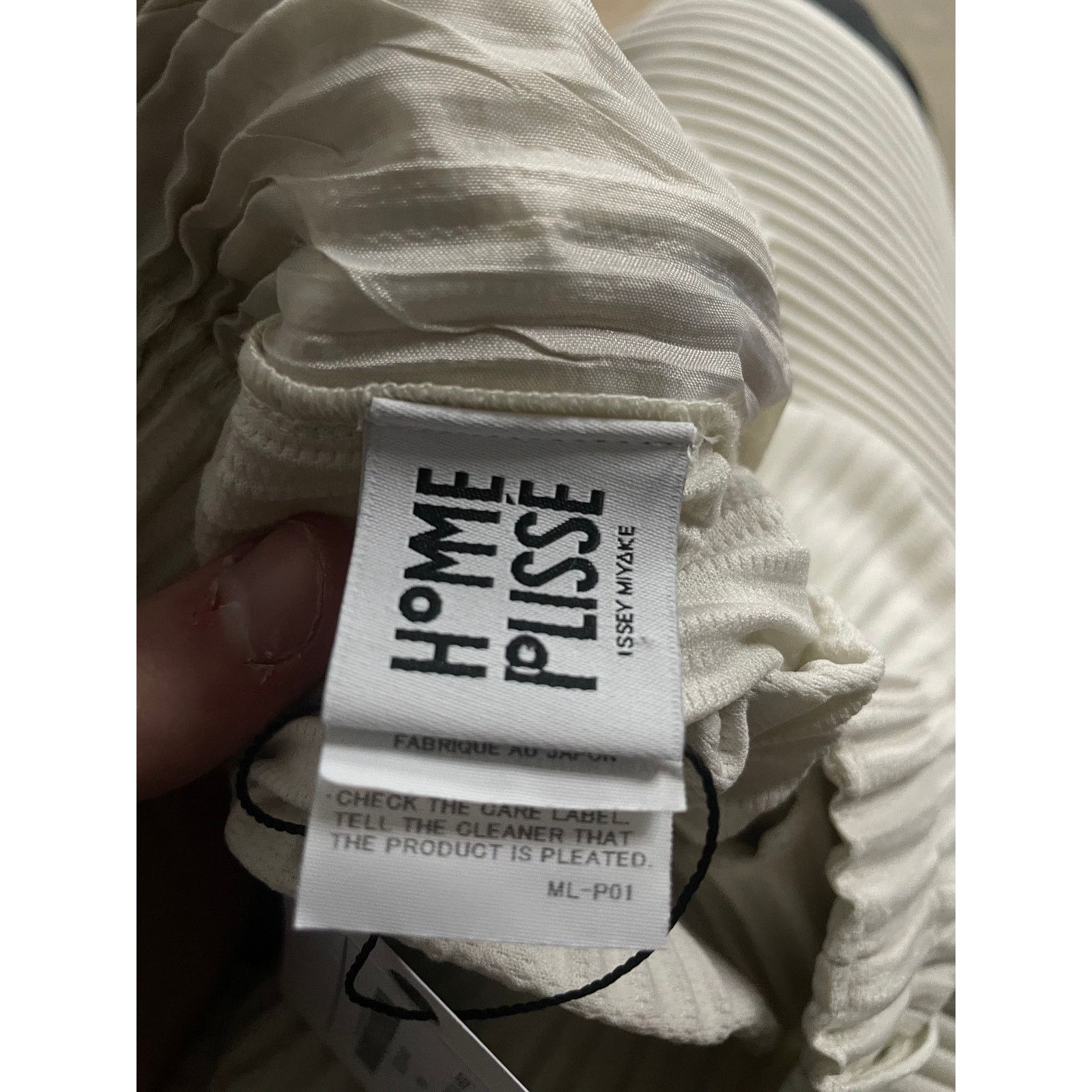 Issey Miyake Issey Miyake Pants White Used 2 (34) Size US 34 / EU 50 - 2 Thumbnail