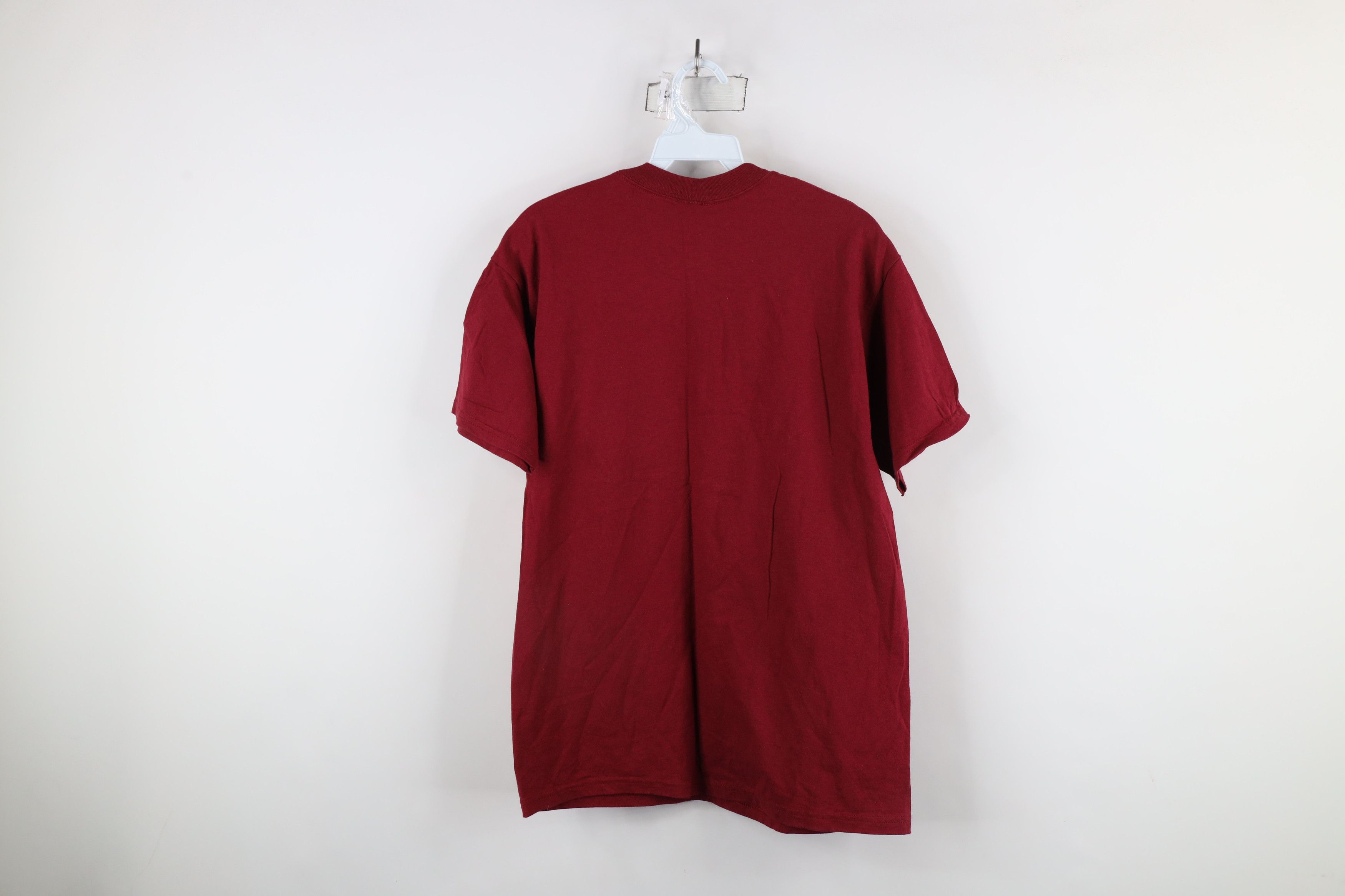 Vintage Vintage 90s Streetewar Basketball Is Life T-Shirt Red Cotton Size US S / EU 44-46 / 1 - 8 Thumbnail
