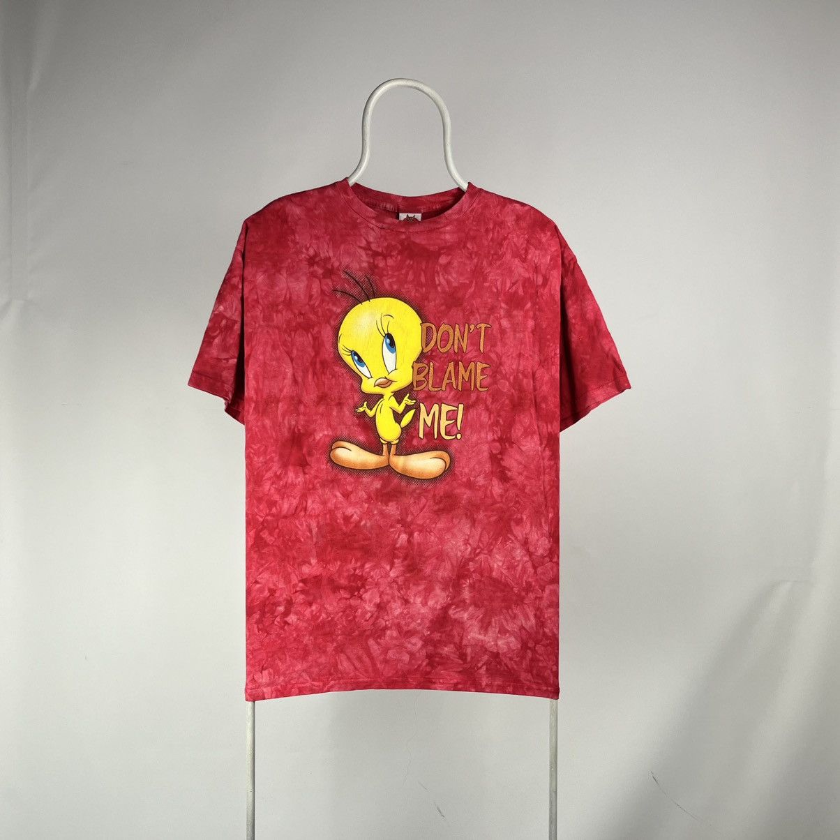 Warner Bros 2001 Looney Tunes Tweety Bird T-Shirt Don’t Blame Me Size US L / EU 52-54 / 3 - 1 Thumbnail