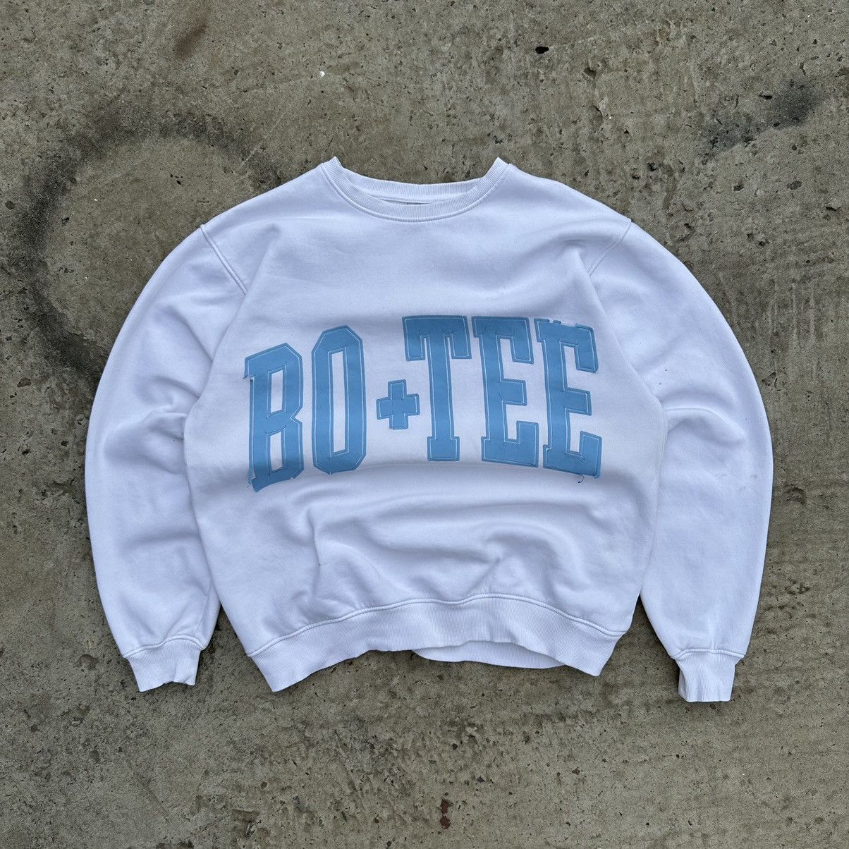 Vintage Vintage Bo+Tee Sweatshirt Big Logo Distressed Y2K USA 00s Size US M / EU 48-50 / 2 - 1 Thumbnail