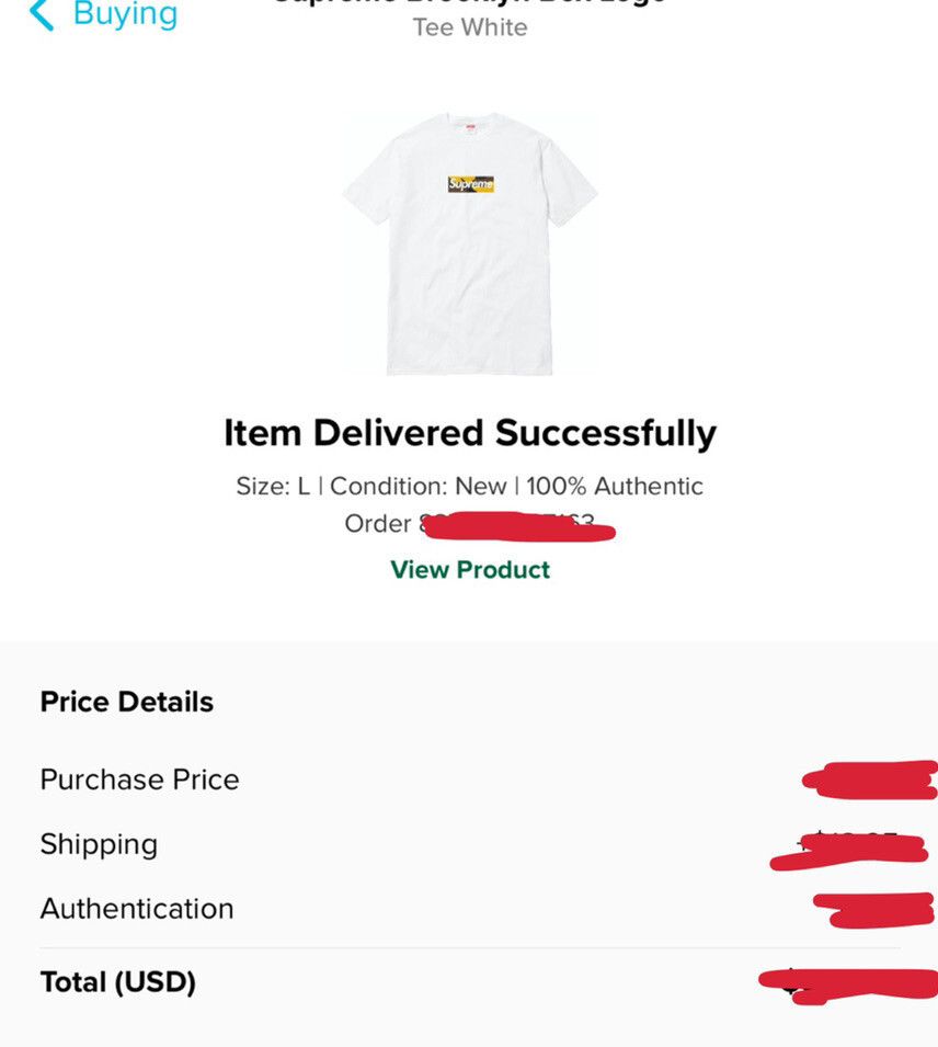 Supreme Supreme Brooklyn Box Logo Tee Size L Authentic Size US L / EU 52-54 / 3 - 5 Thumbnail