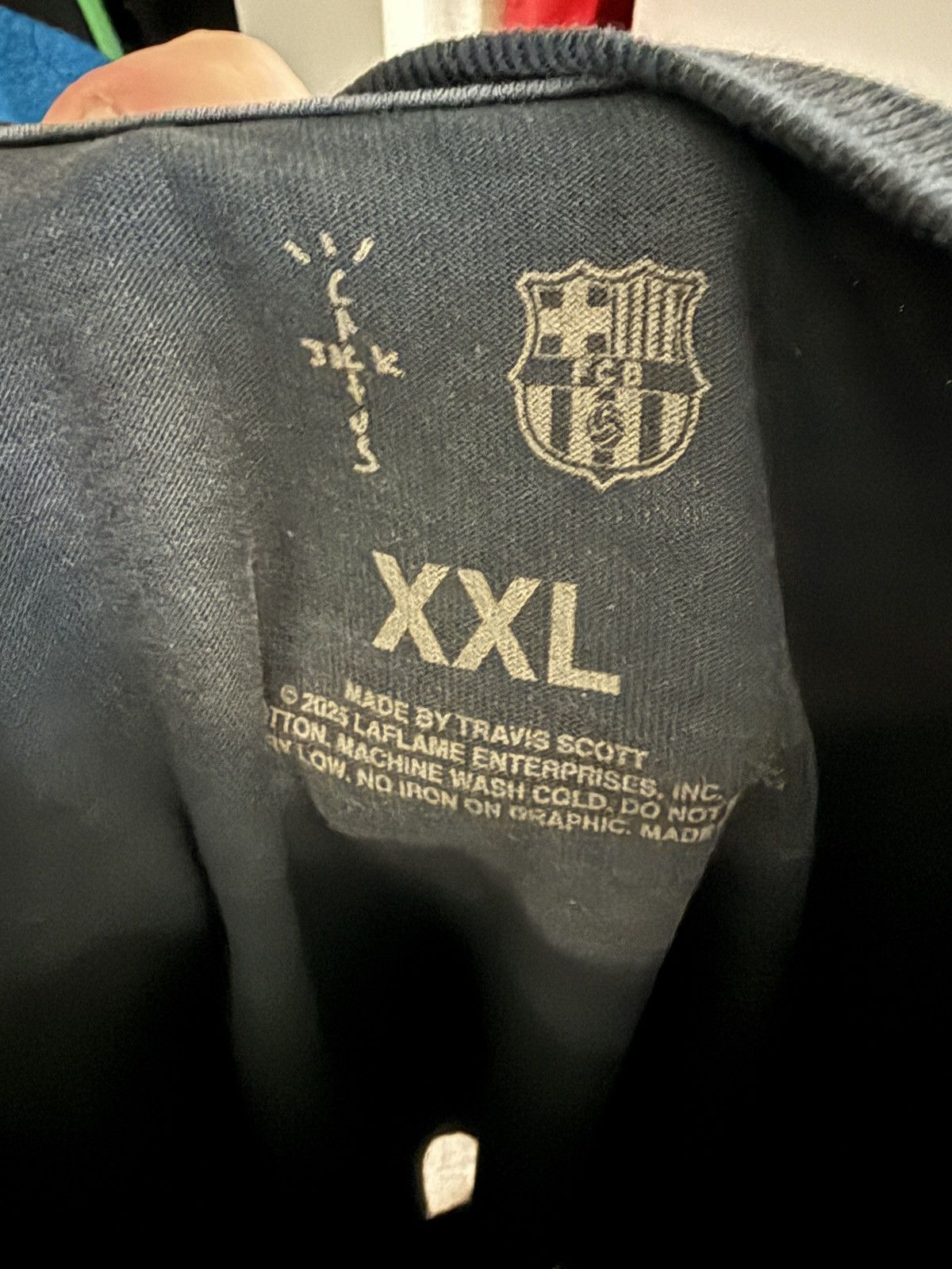 Travis Scott Travis scott Barcelona shirt Size US XXL / EU 58 / 5 - 4 Thumbnail