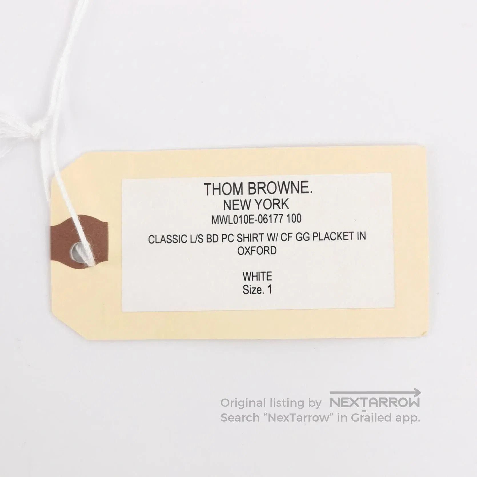 Thom Browne Thom Browne Cotton Solid Collared Shirt S. Size US S / EU 44-46 / 1 - 1 Thumbnail