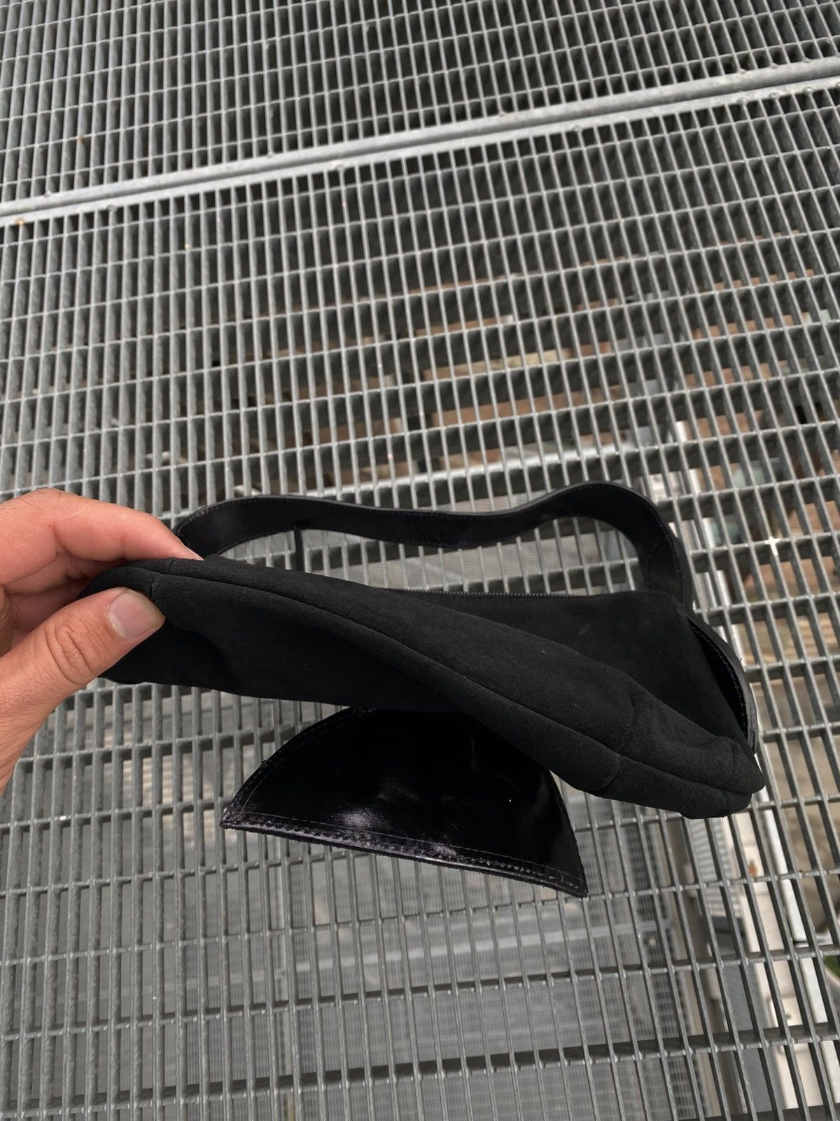 Emporio Armani Emporio Armani 80s Suede Handbag Size ONE SIZE - 6 Thumbnail