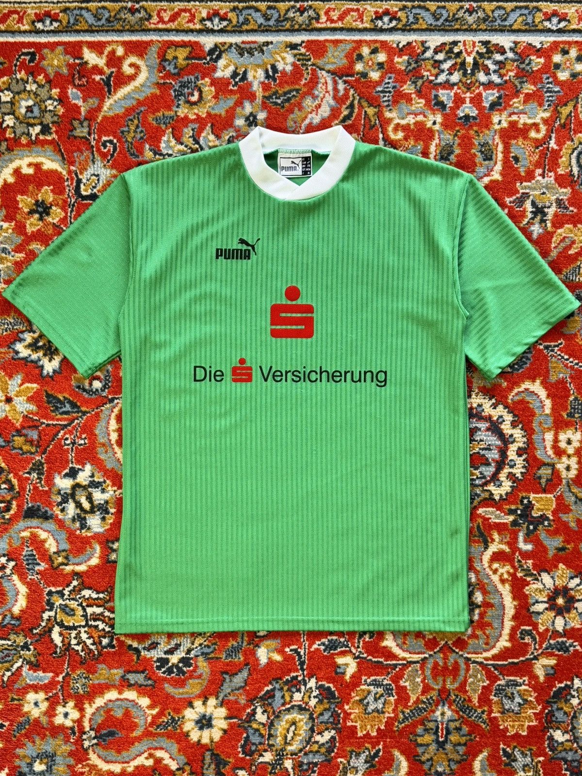 Puma 90s Puma Striped Soccer Football Jersey Vintage Tee Size US M / EU 48-50 / 2 - 4 Thumbnail
