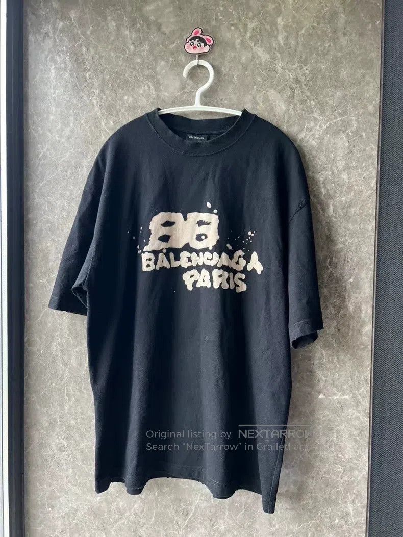 Balenciaga Balenciaga Ink wash short-sleeve XS Size US XS / EU 42 / 0 - 1 Thumbnail