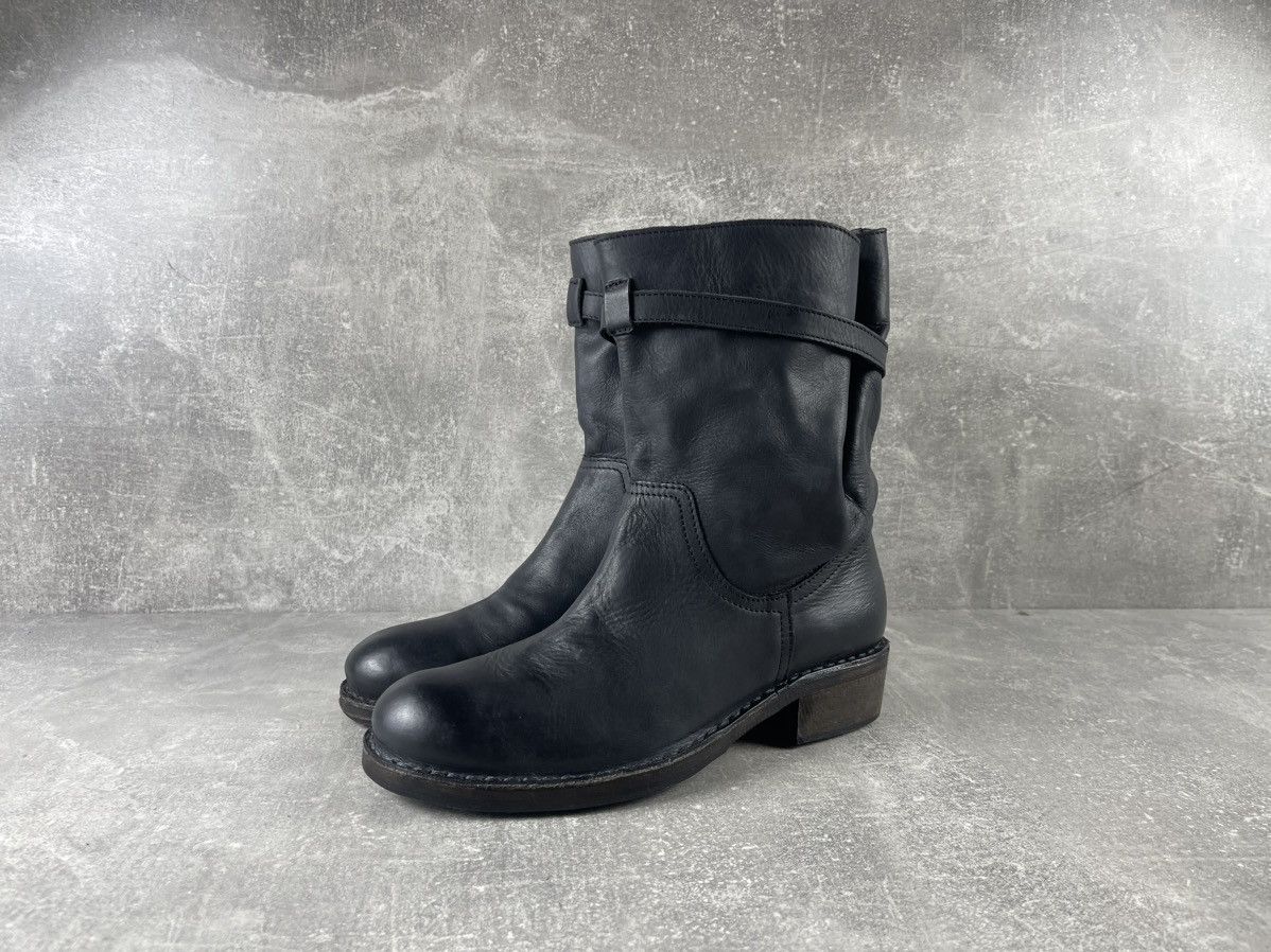 Other Avant Garde Cuezza Handmade Leather Engineer Boots Black Size US 9 / IT 39 - 1 Thumbnail