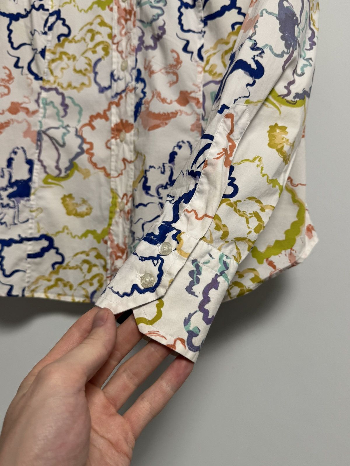 Etro Etro Women’s Multicolor Floral Print Shirt Size IT48 Italy Size L / US 10 / IT 46 - 9 Thumbnail