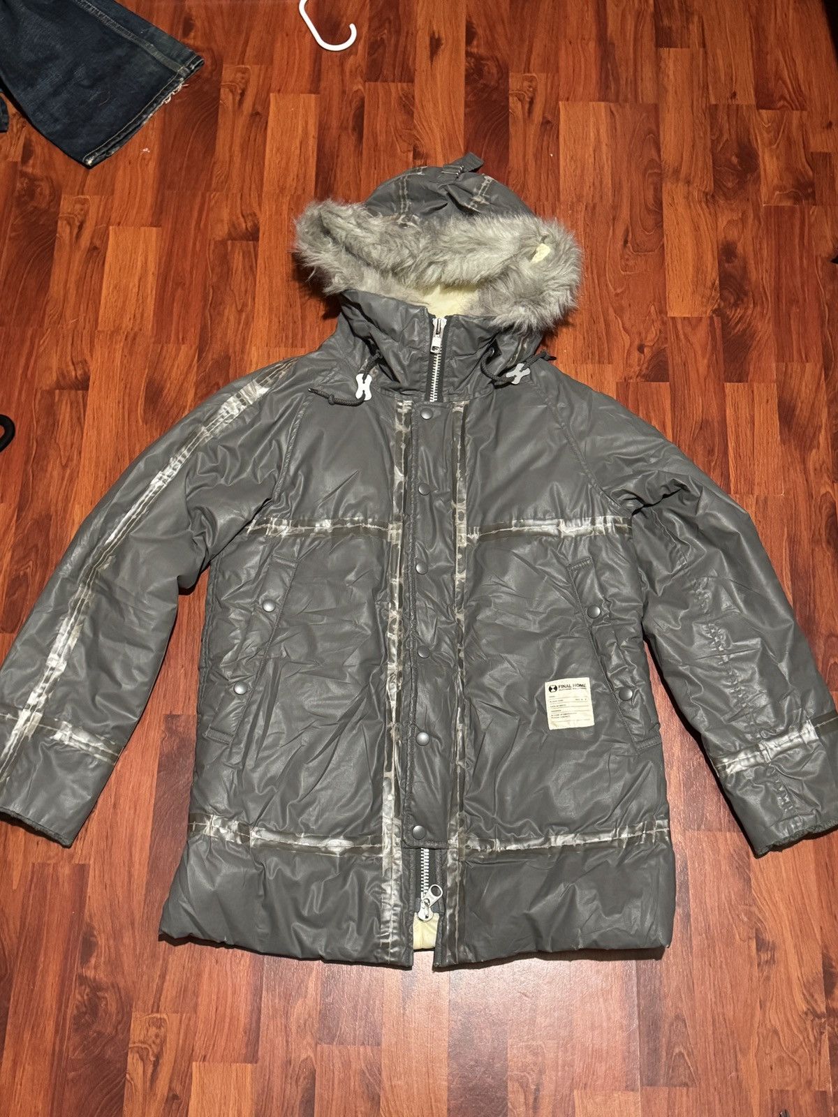 Final Home 2006 Issey Miyake Final Home Oversized Astro Fur Tape Parka Size US M / EU 48-50 / 2 - 2 Thumbnail