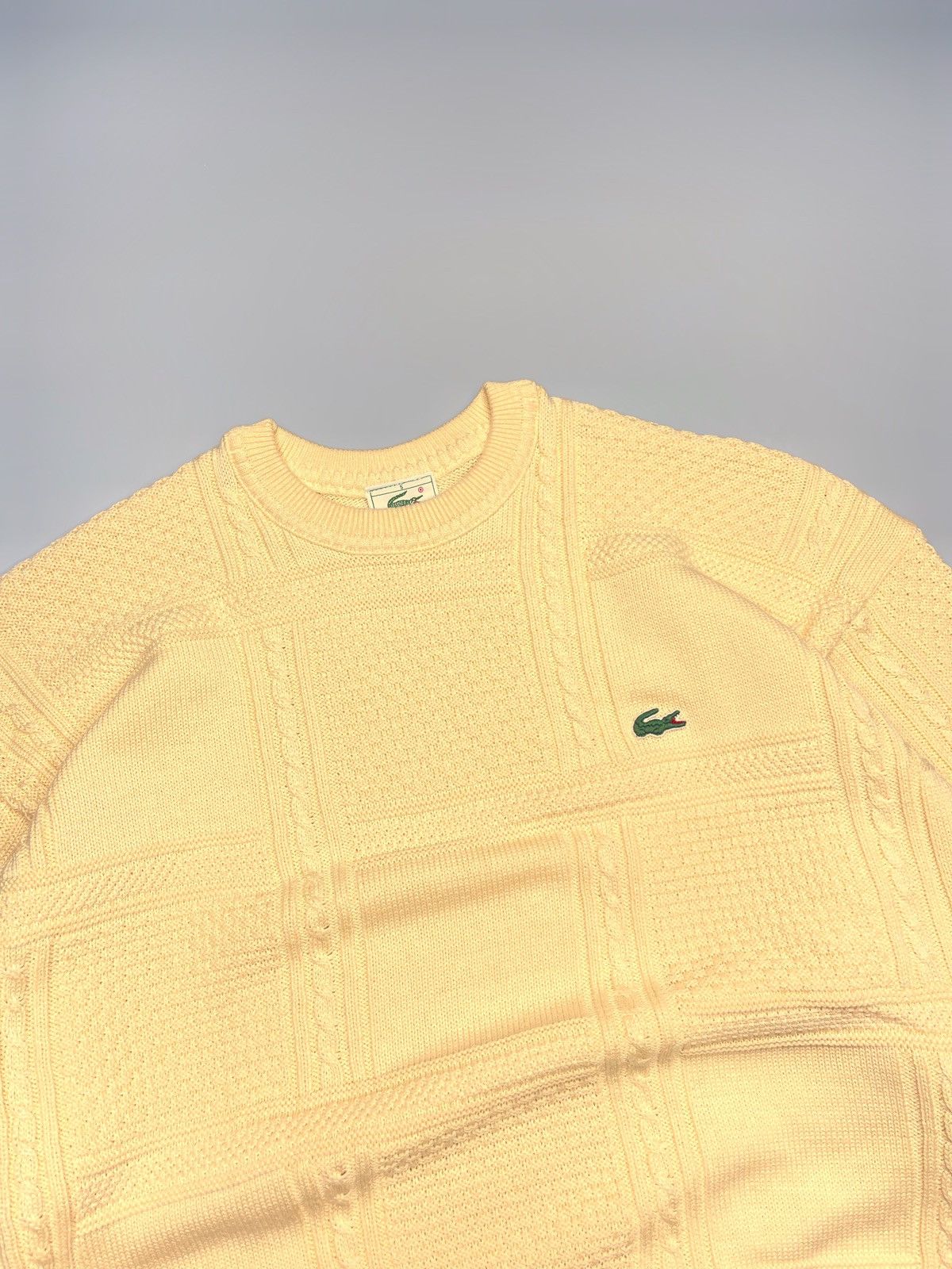 Lacoste × Vintage RARE Vintage 90’s Lacoste Sweater Y2k Size US L / EU 52-54 / 3 - 3 Thumbnail