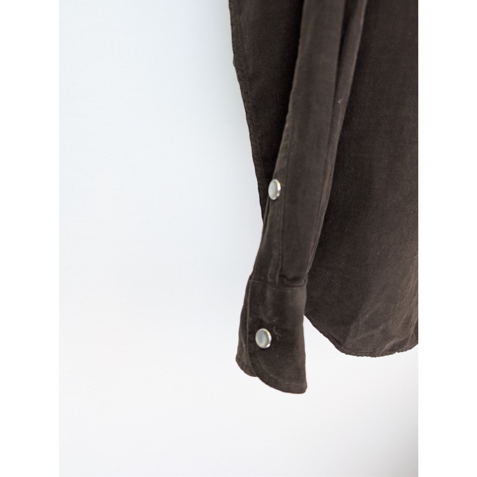 Tom Ford o1rshd1 CC20 Button up Shirt in Dark Brown Size US S / EU 44-46 / 1 - 6 Thumbnail