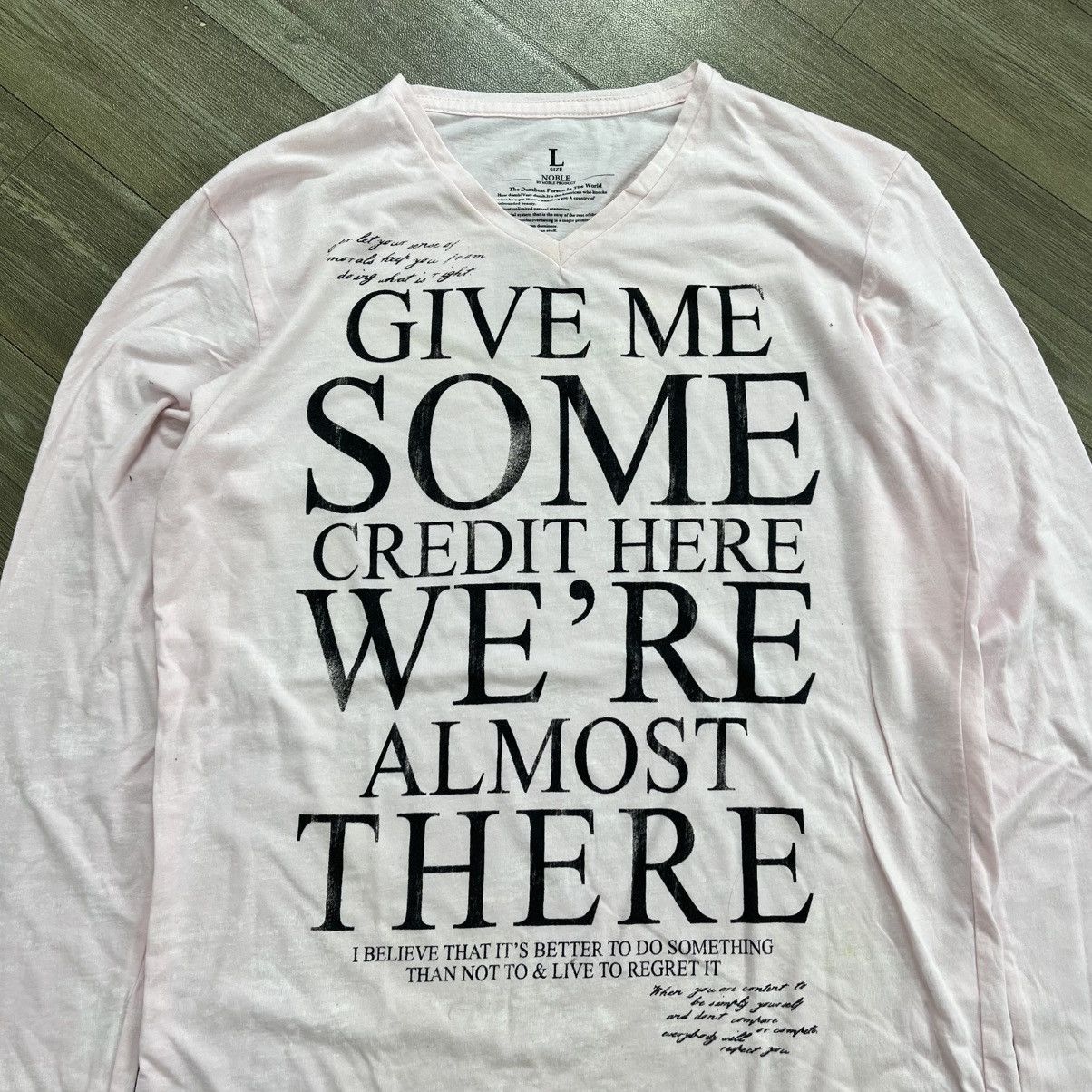 Japanese Brand 2000s Japanese Noble Poem Gothic Lgb Style Longsleeve Size US L / EU 52-54 / 3 - 2 Thumbnail