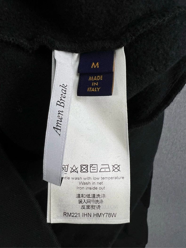 Louis Vuitton Louis Vuitton Black and white graffiti monogram hoodie Size US M / EU 48-50 / 2 - 4 Thumbnail