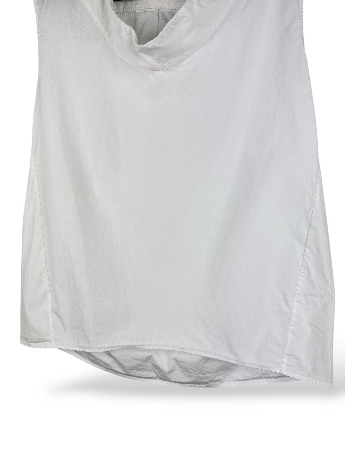 Jil Sander Jil Sander White Tank Top Sleeveles Top Classic Blank Womens Size S / US 4 / IT 40 - 5 Thumbnail