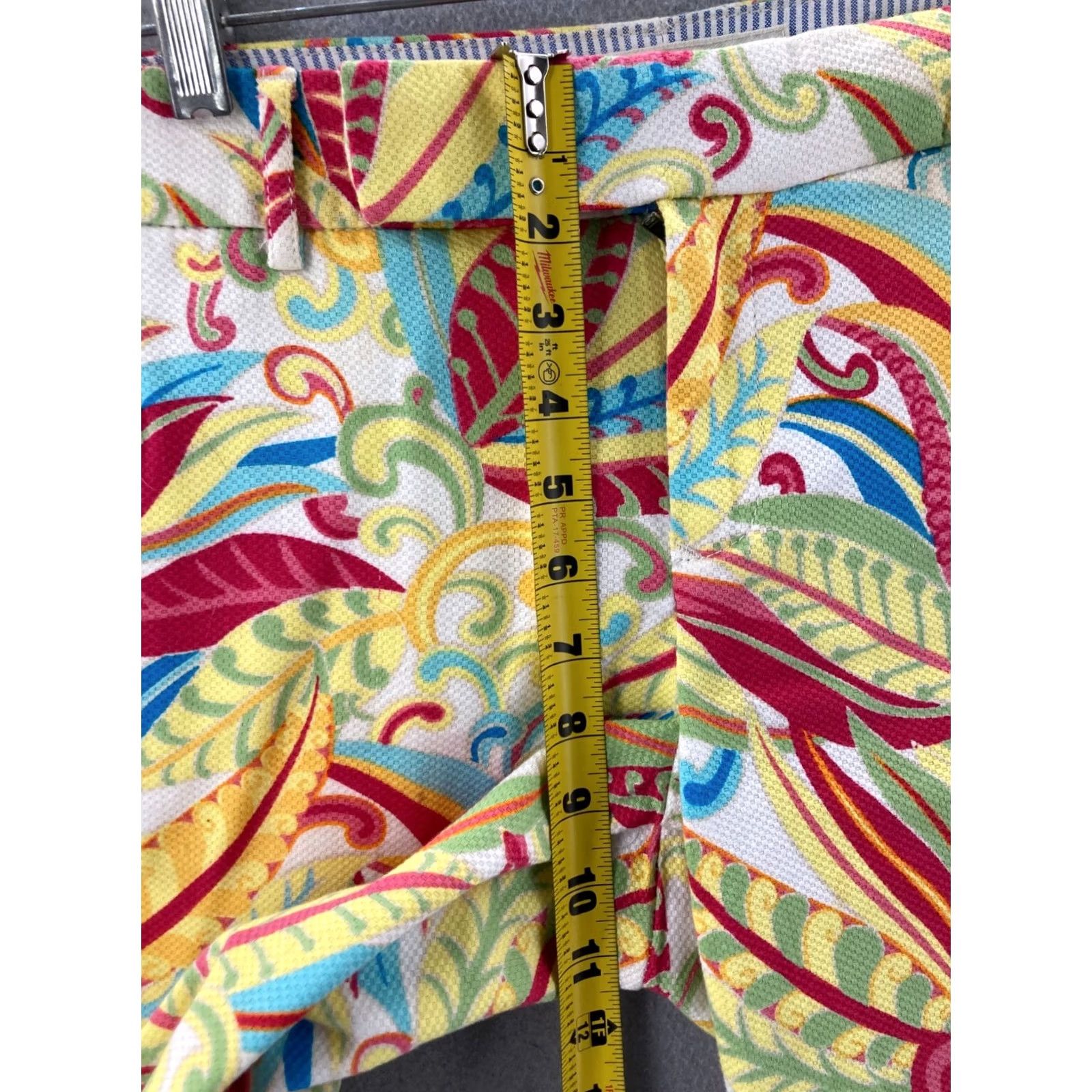 Tommy Hilfiger Tommy Hilfiger Pants 6 Flat Front Floral Print Womens Size 28" / US 6 / IT 42 - 4 Thumbnail
