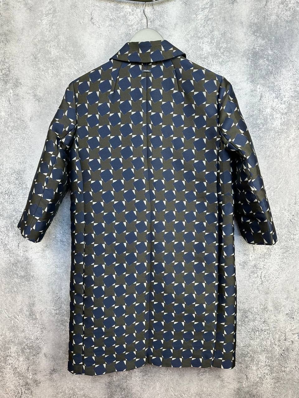 Max Mara 'S MaxMara Diffusion Geometric Print 3/4 Sleeve Coat Trench Size S / US 4 / IT 40 - 2 Thumbnail