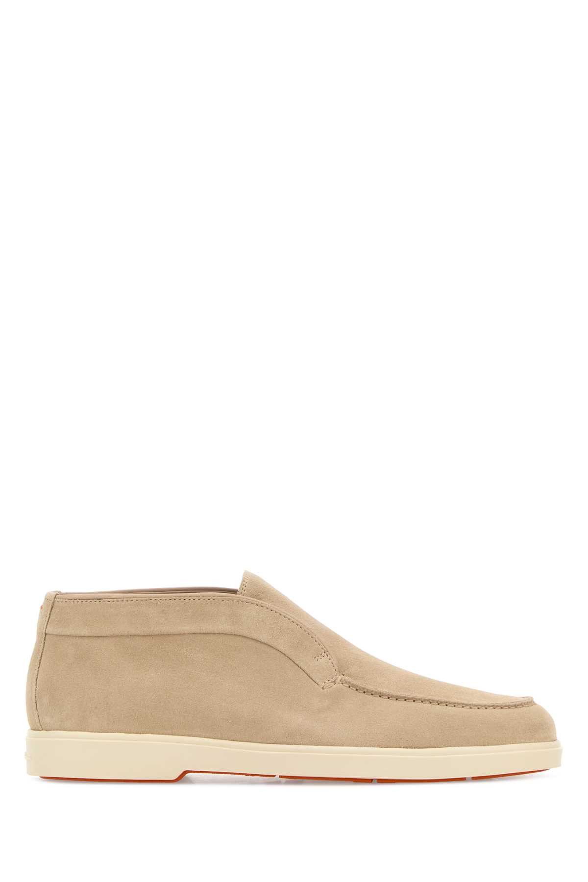 Santoni Sand Suede Andvari Loafers Size US 10 / IT 40 - 1 Thumbnail