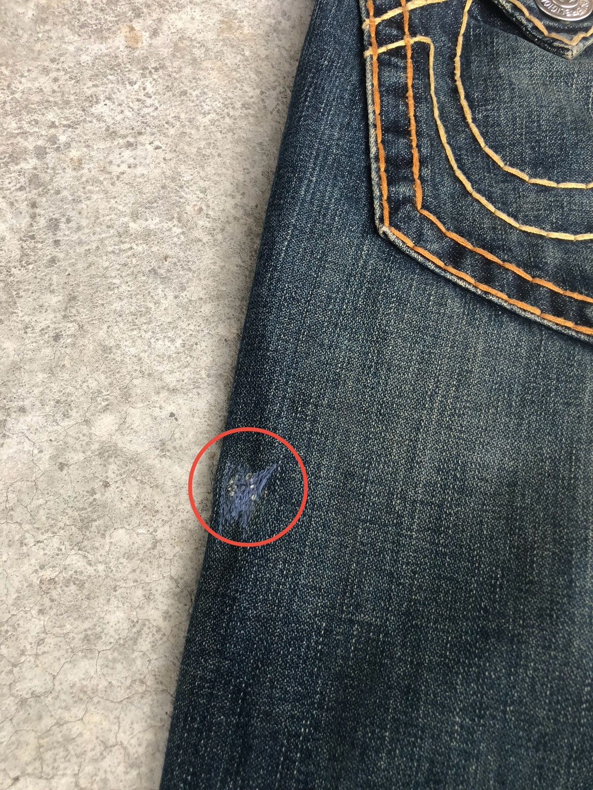 True Religion Vintage True Religion Flared Jeans Distressed Jeans Size US 32 / EU 48 - 19 Thumbnail