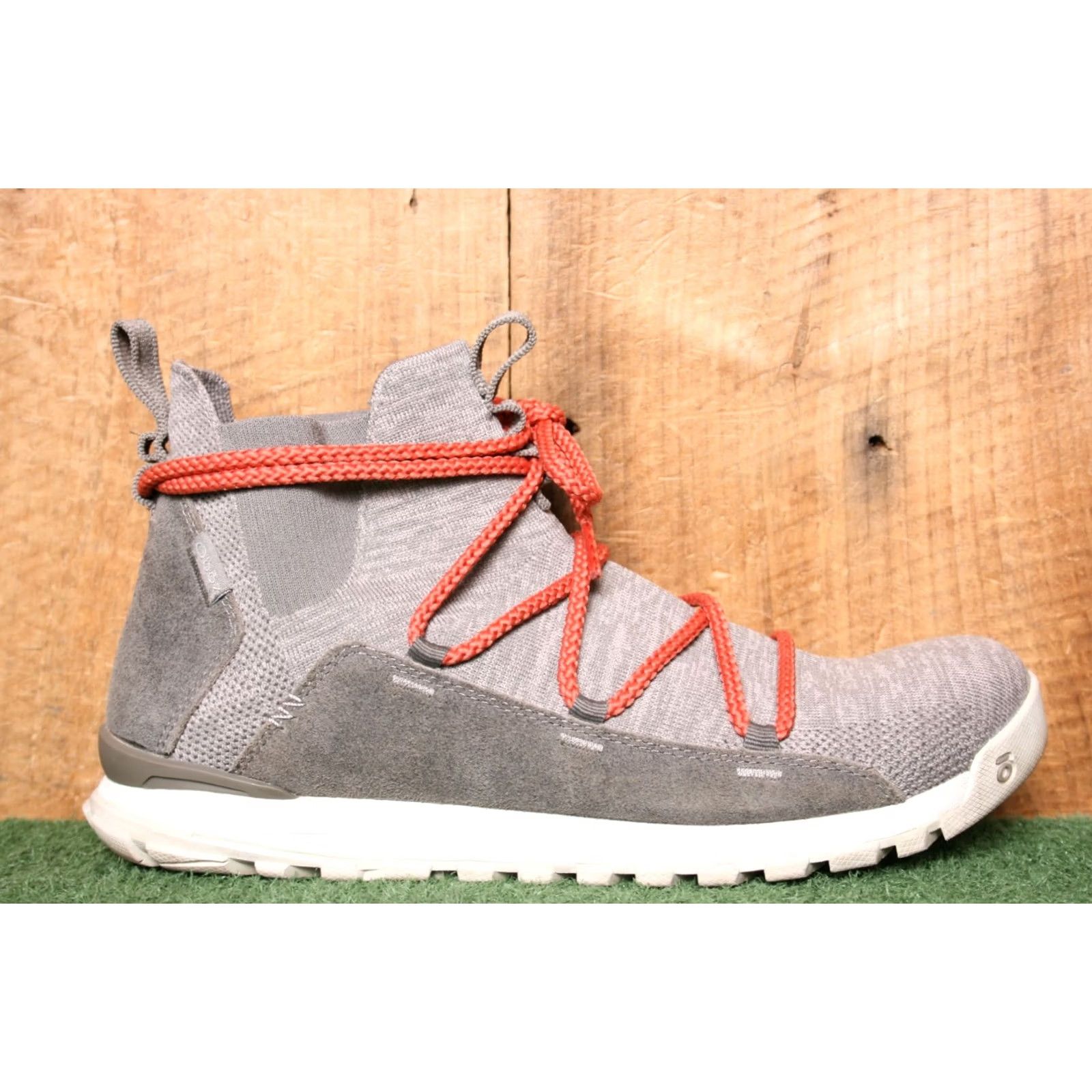 Oboz OBOZ Lena Mid Peregrine Gray Rust Knit Hiking Boots Women's Sz. 12 shoes Knit Upper Textile Hiking Boot 12 Women Oboz Lena Mid Brown Knit NWOT Size US 10 / IT 40 - 2 Thumbnail