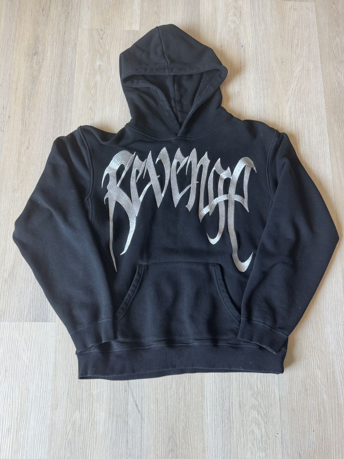 Revenge Revenge Metallic Silver Arch logo French Terry Hoodie Size US M / EU 48-50 / 2 - 1 Thumbnail