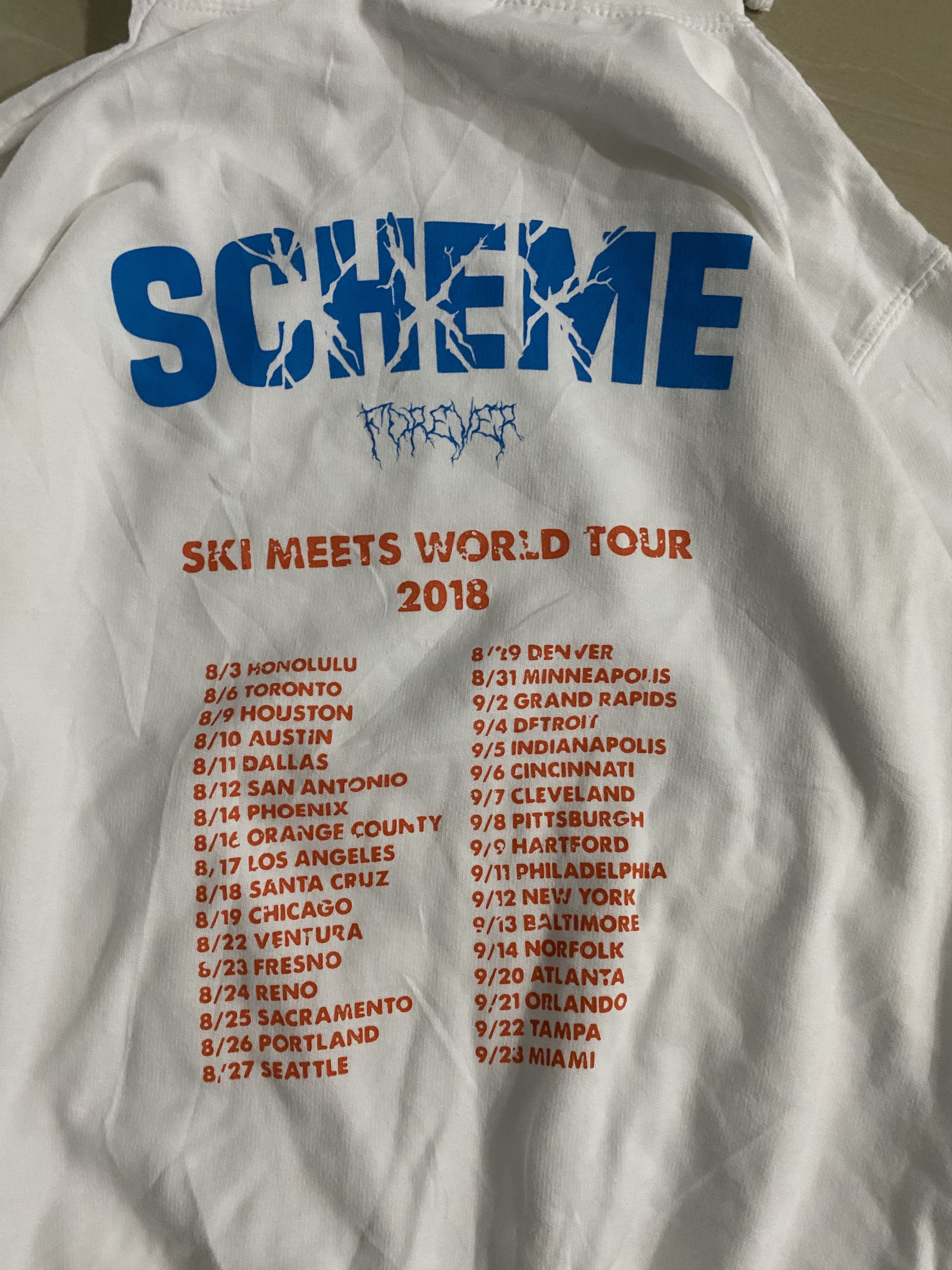 Band Tees × Ski-Doo SCHEME Forever Ski Meets World Tour 2018 Hoodie Size US M / EU 48-50 / 2 - 4 Thumbnail