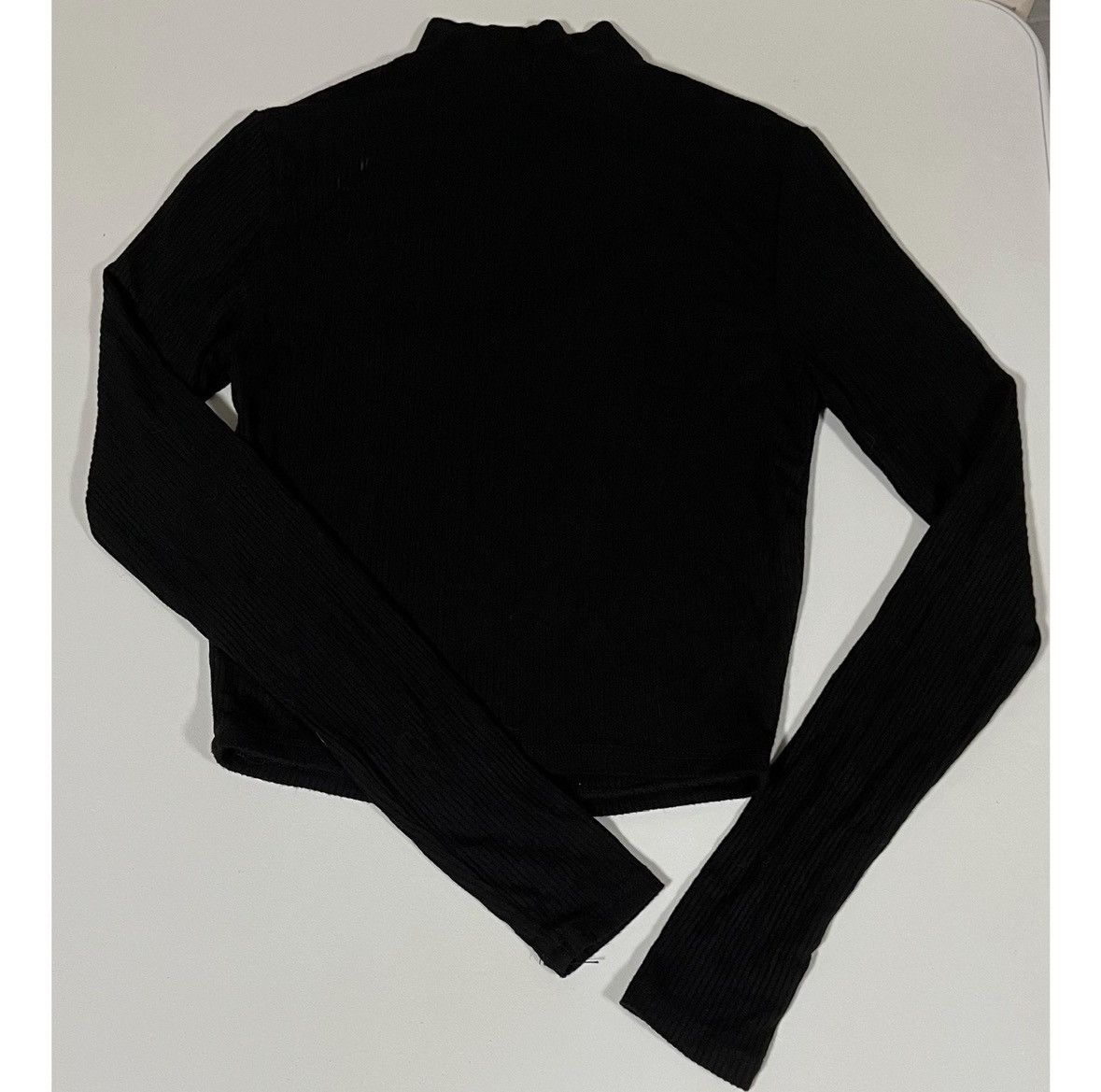 Garage Garage Cut-Out Long Sleeve Turtleneck Shirt Blouse Size S 🖤 Size S / US 4 / IT 40 - 4 Thumbnail