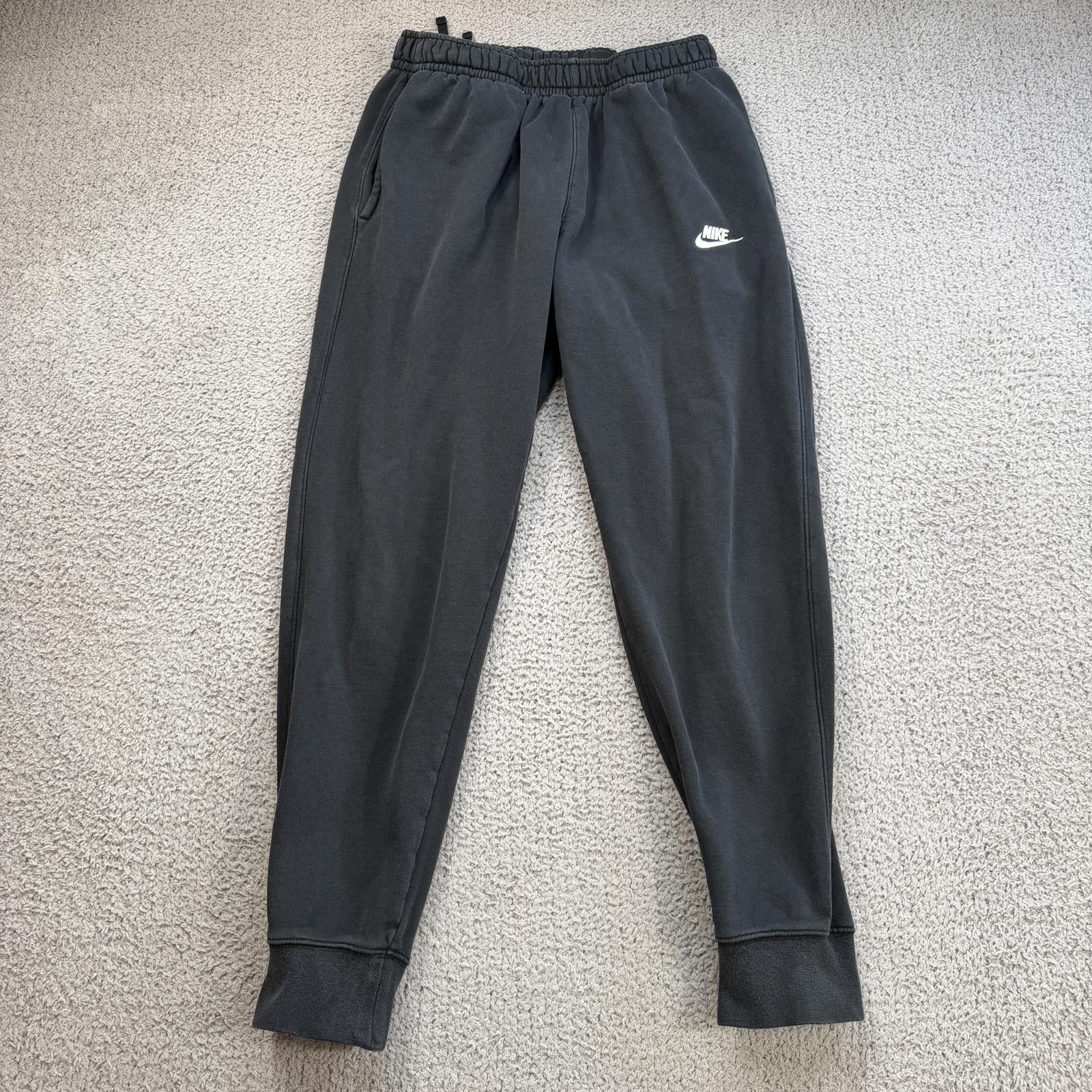 Nike Nike Fleece Jogger Sweatpants Mens M Black Embroidered Logo Size US 32 / EU 48 - 1 Thumbnail