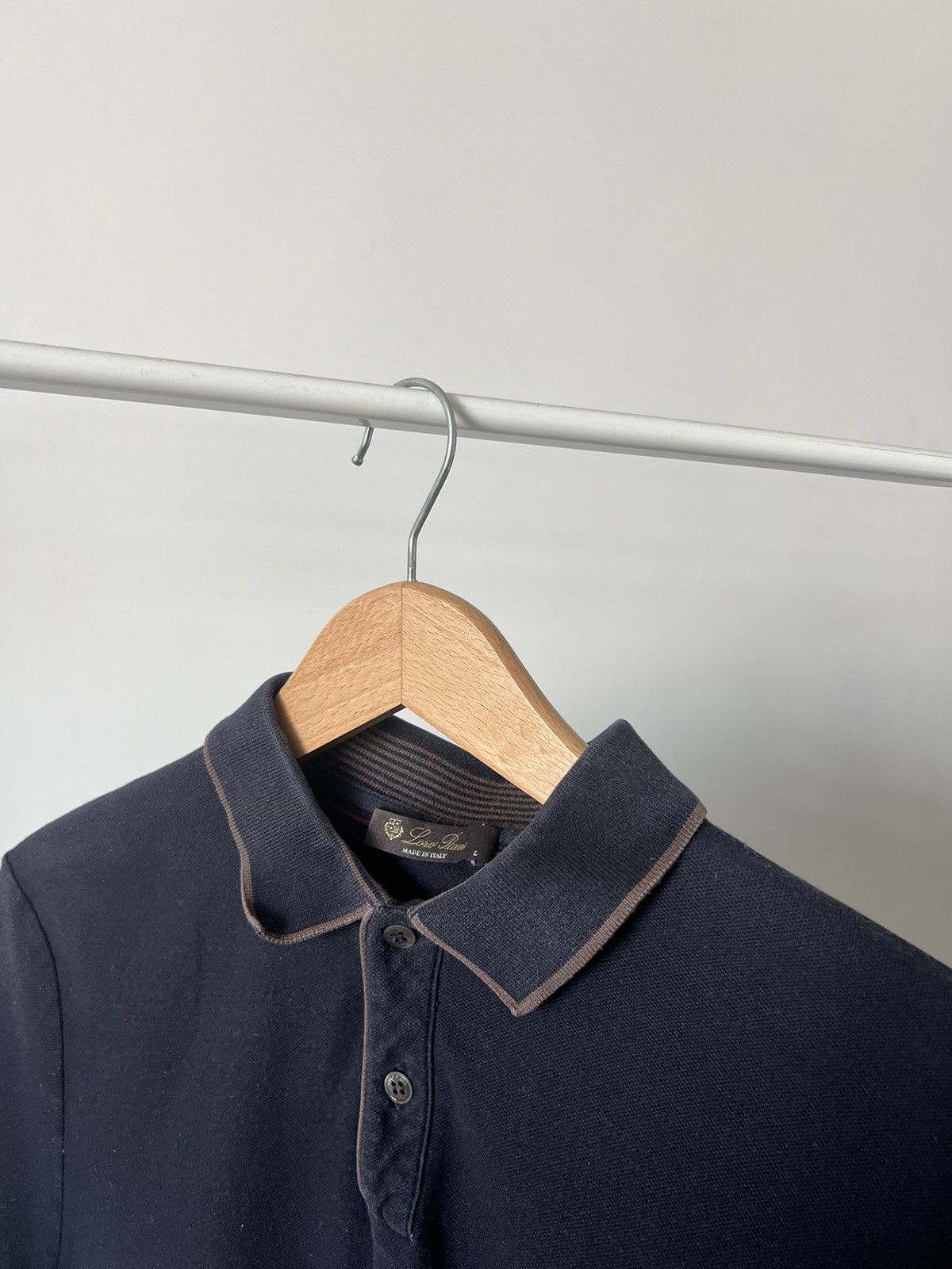 Loro Piana Blue Loro Piana Polo Old Money Size US L / EU 52-54 / 3 - 12 Thumbnail