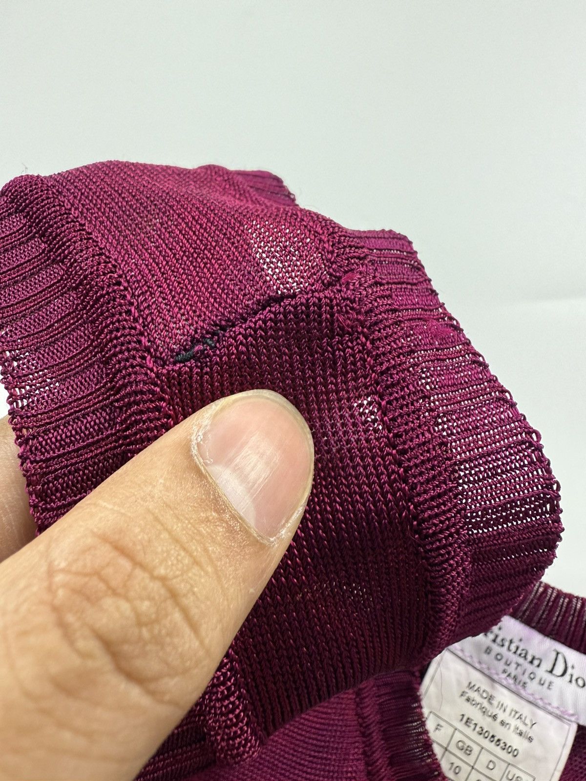 Christian Dior Monsieur Christian Dior x John Galliano Tank Top Size S / US 4 / IT 40 - 10 Thumbnail