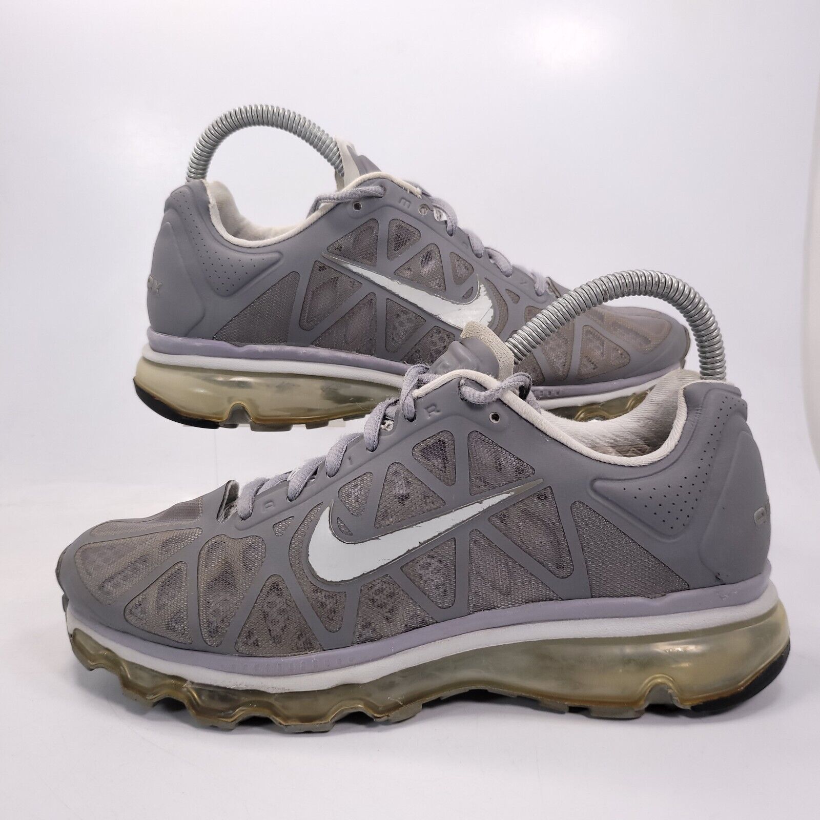 Nike Nike Air Max+ Shoe Womens Size 7.5 429890-010 Gray White Size US 7.5 / IT 37.5 - 5 Thumbnail