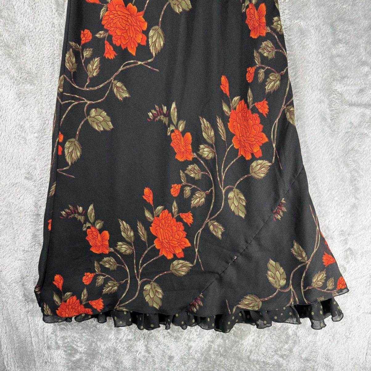 Mary McFadden Floral Maxi Dress