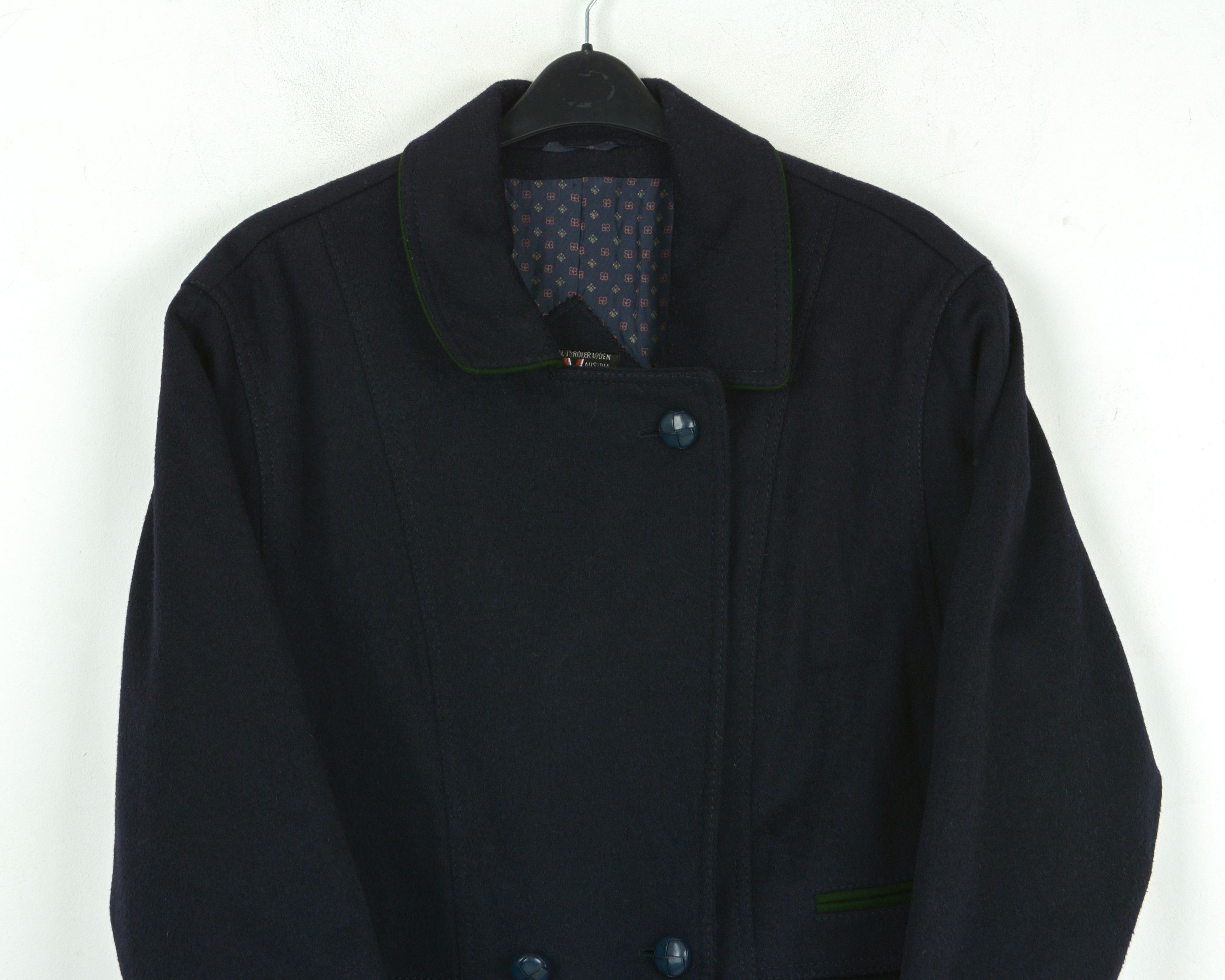 Other × Vintage BAUR TYROLER LODEN Wool Trachten Over Coat Double Breasted Size L / US 10 / IT 46 - 3 Thumbnail