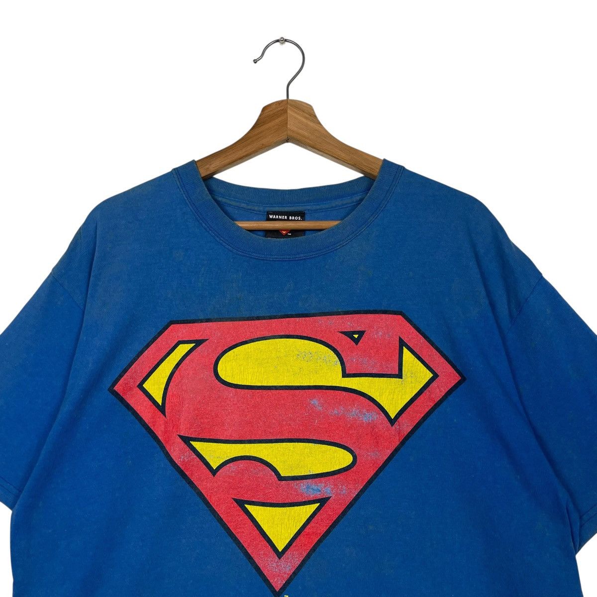 Warner Bros Vintage Warner Bros Superman T-shirt Size US L / EU 52-54 / 3 - 3 Thumbnail