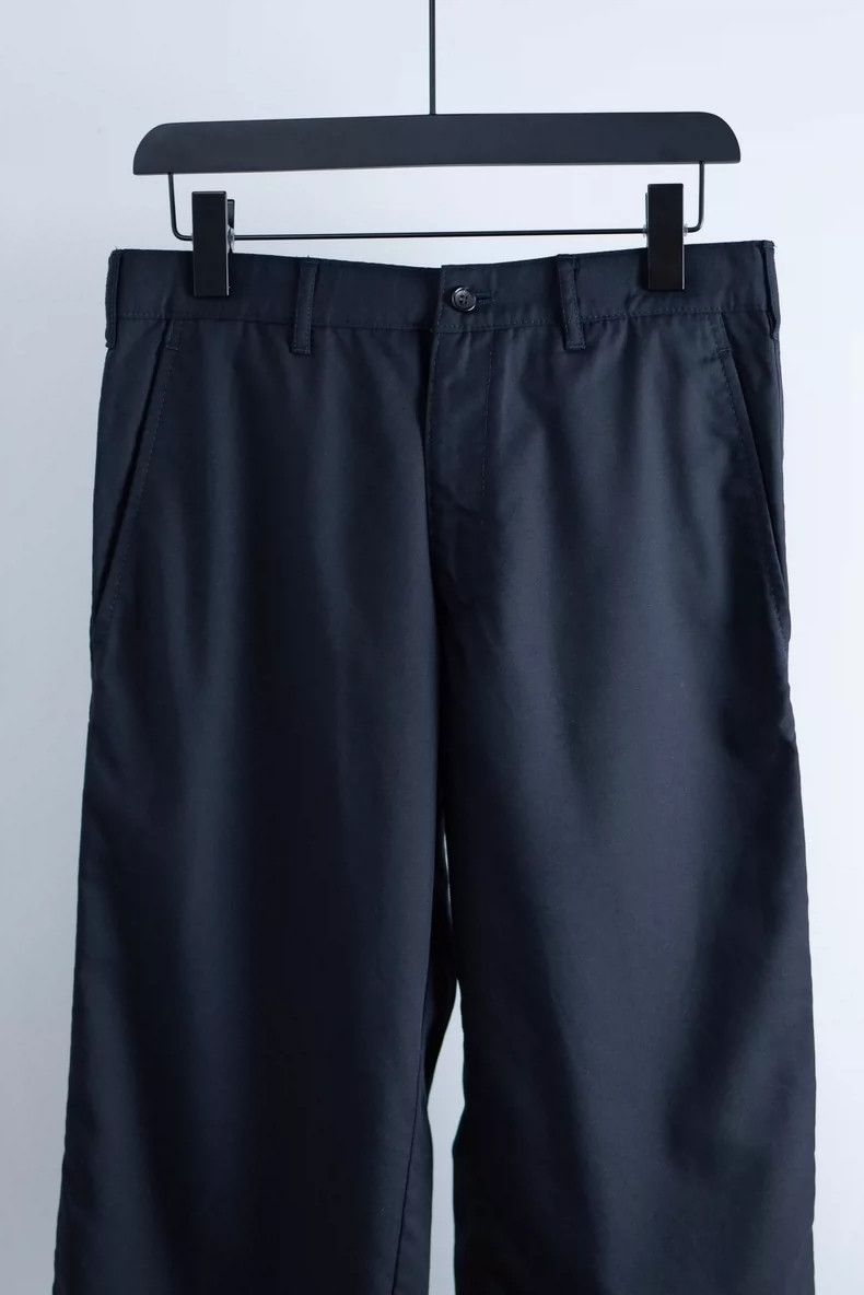 Comme des Garcons Comme des Garcons size M Navy blue thin wool straight casu Size US 29 - 2 Thumbnail