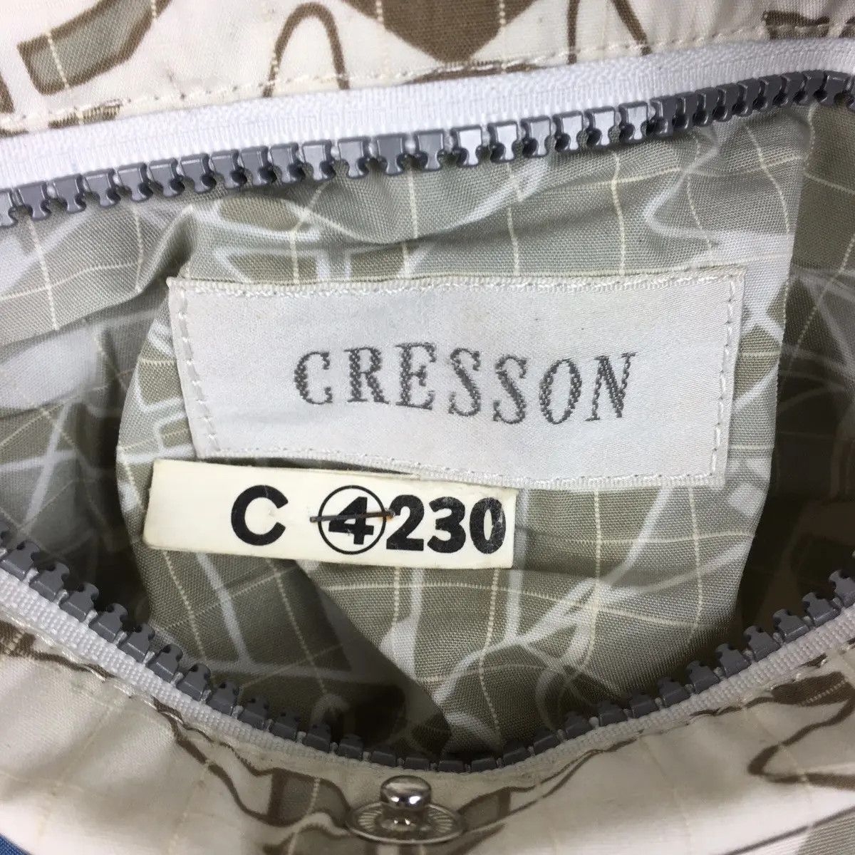 Vintage Vtg CRESSON Pop Art Globe Logo Jacket Parka Trench Outdoor Size US L / EU 52-54 / 3 - 3 Thumbnail