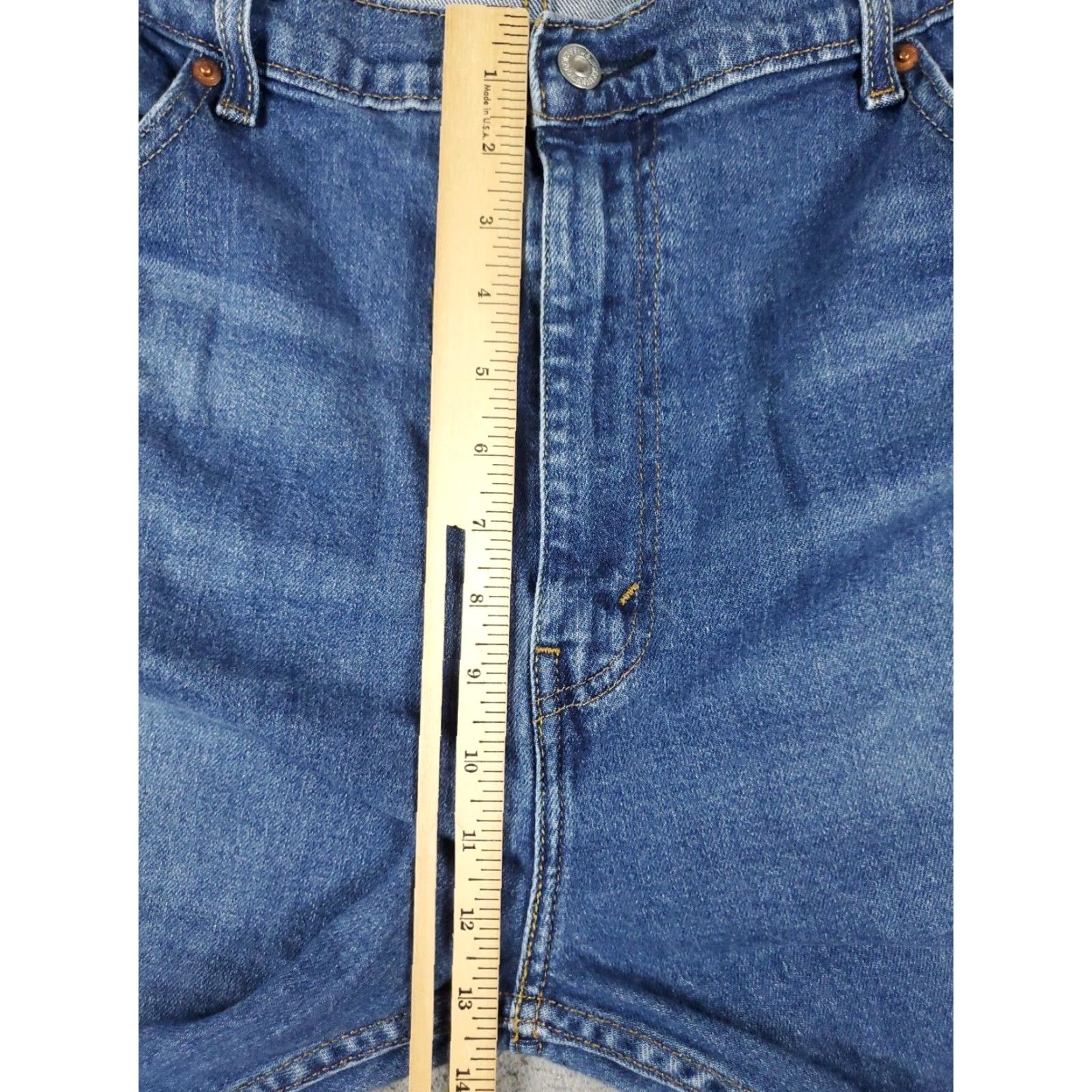 Levi's Levis Mens 505 Straight Leg Jeans 42x32 Extra Large XL Blue Casual Size US 42 / EU 58 - 3 Thumbnail