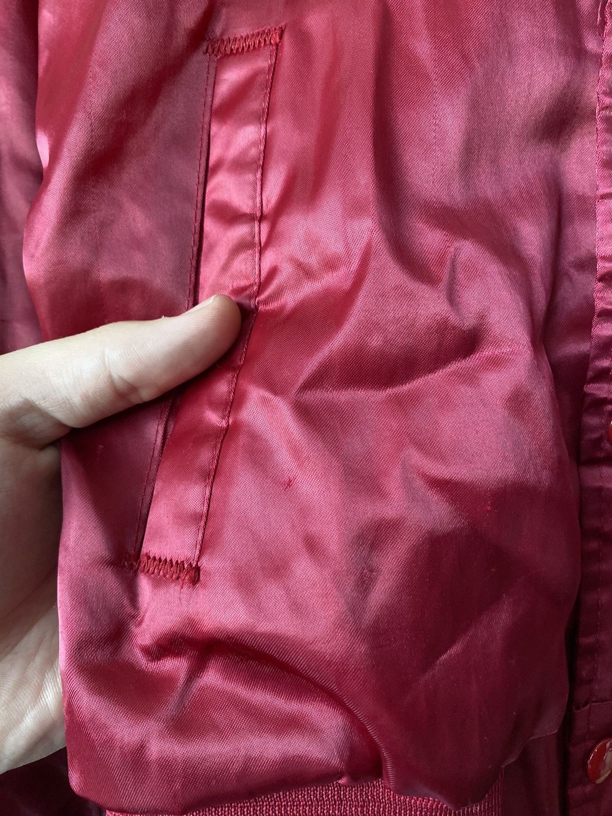 Vintage VNTG 90s USA Locker Line Red Jacket Crimson Tide Alabama Size US S / EU 44-46 / 1 - 24 Thumbnail