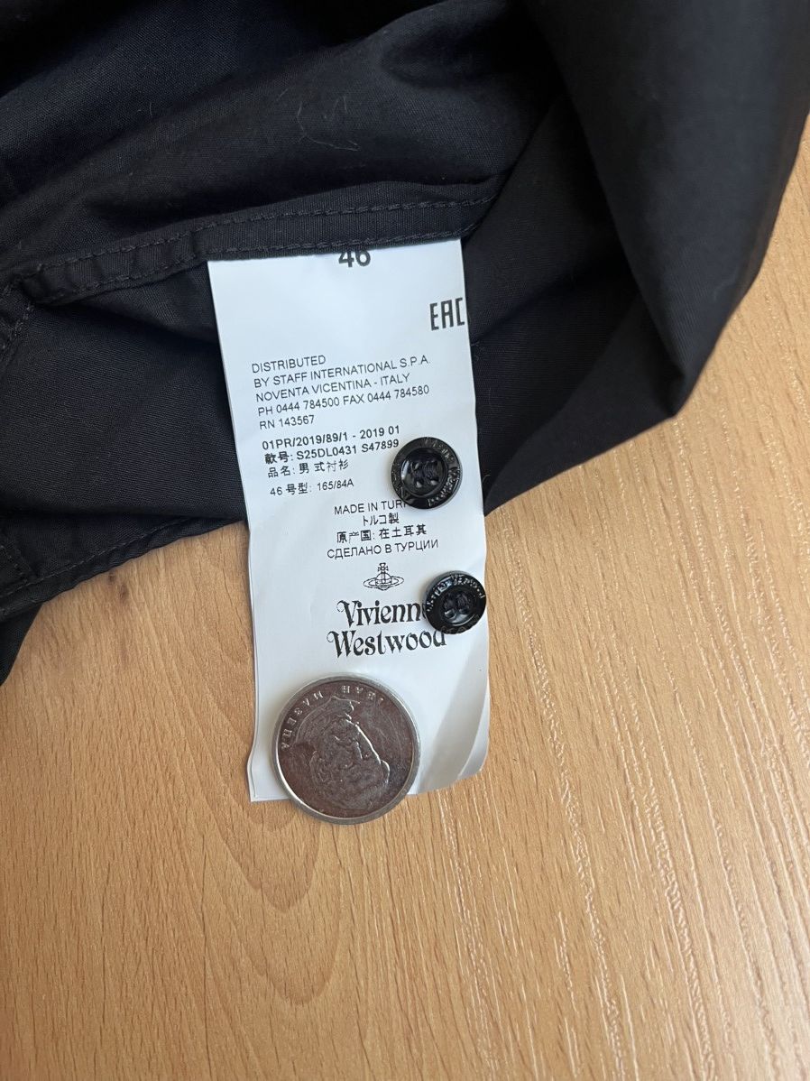 Vivienne Westwood Vivienne Westwood Black Button-Up Shirt Size US M / EU 48-50 / 2 - 6 Thumbnail