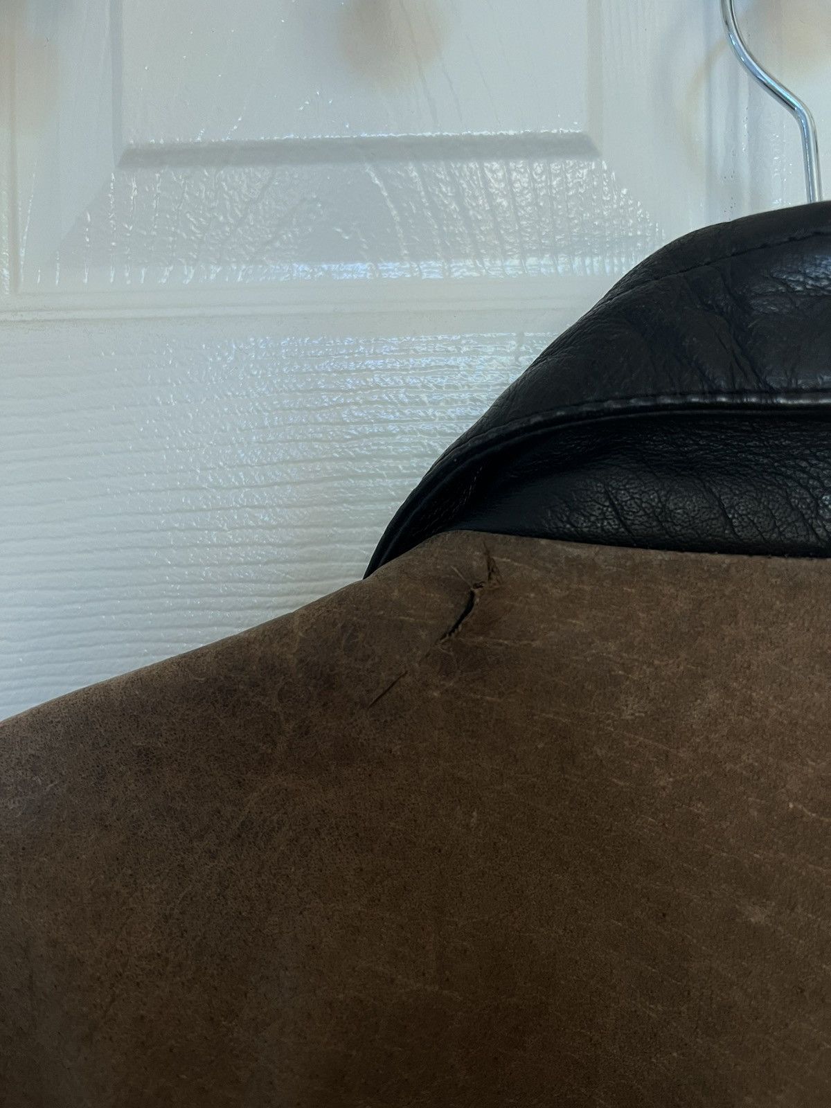 Vintage Black/Brown Western Leather Jacket Size US L / EU 52-54 / 3 - 9 Thumbnail